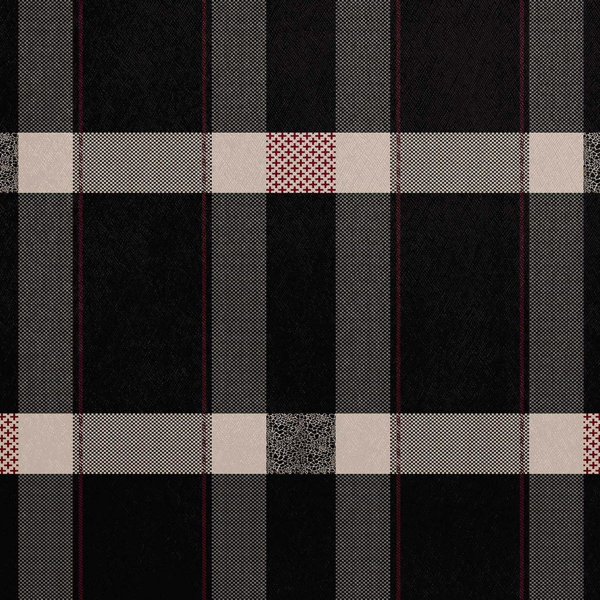 St. Clare of Assisi Tote Bag (Plaid) Copyright VENXARA