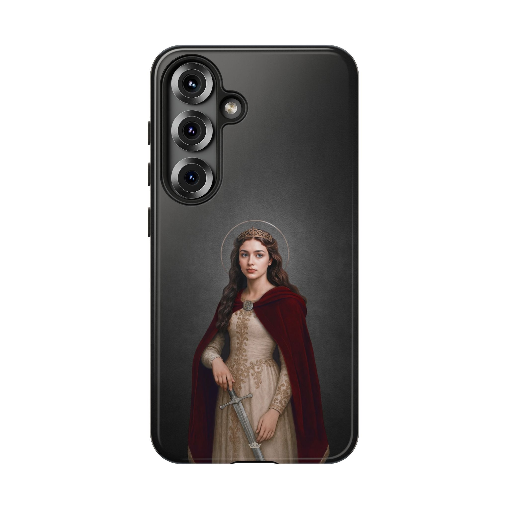 St. Dymphna Hard Phone Case (Dark) - VENXARA®