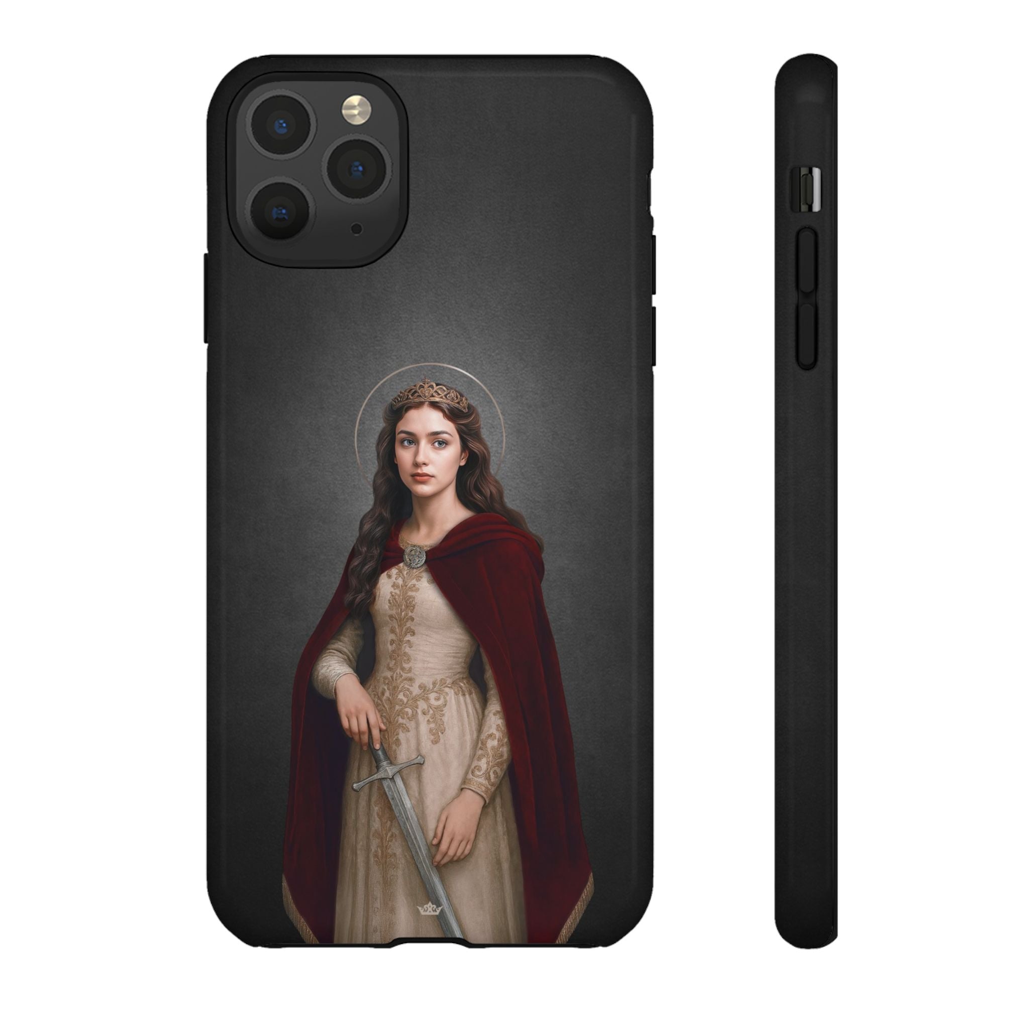 St. Dymphna Hard Phone Case (Dark) - VENXARA®