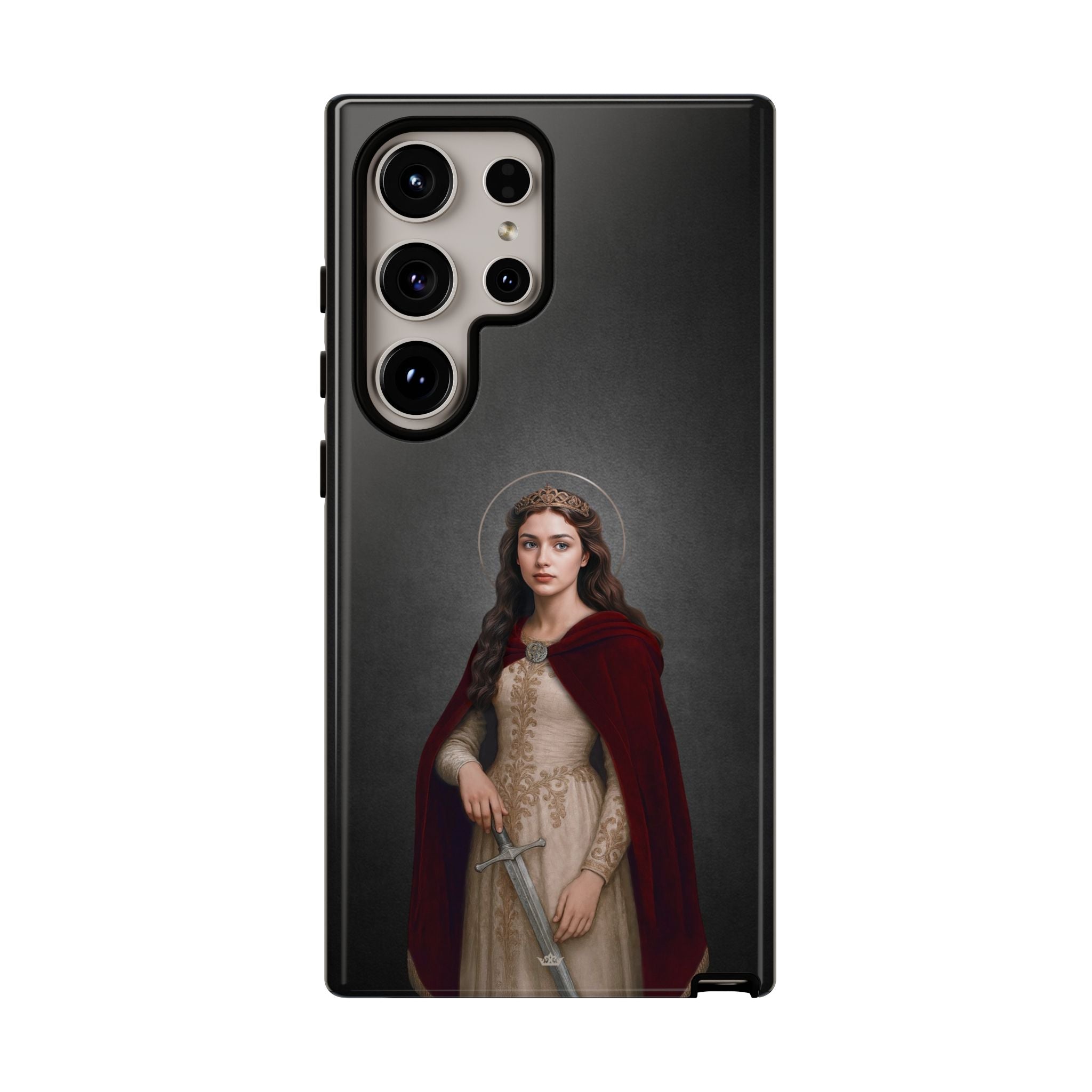 St. Dymphna Hard Phone Case (Dark) - VENXARA®