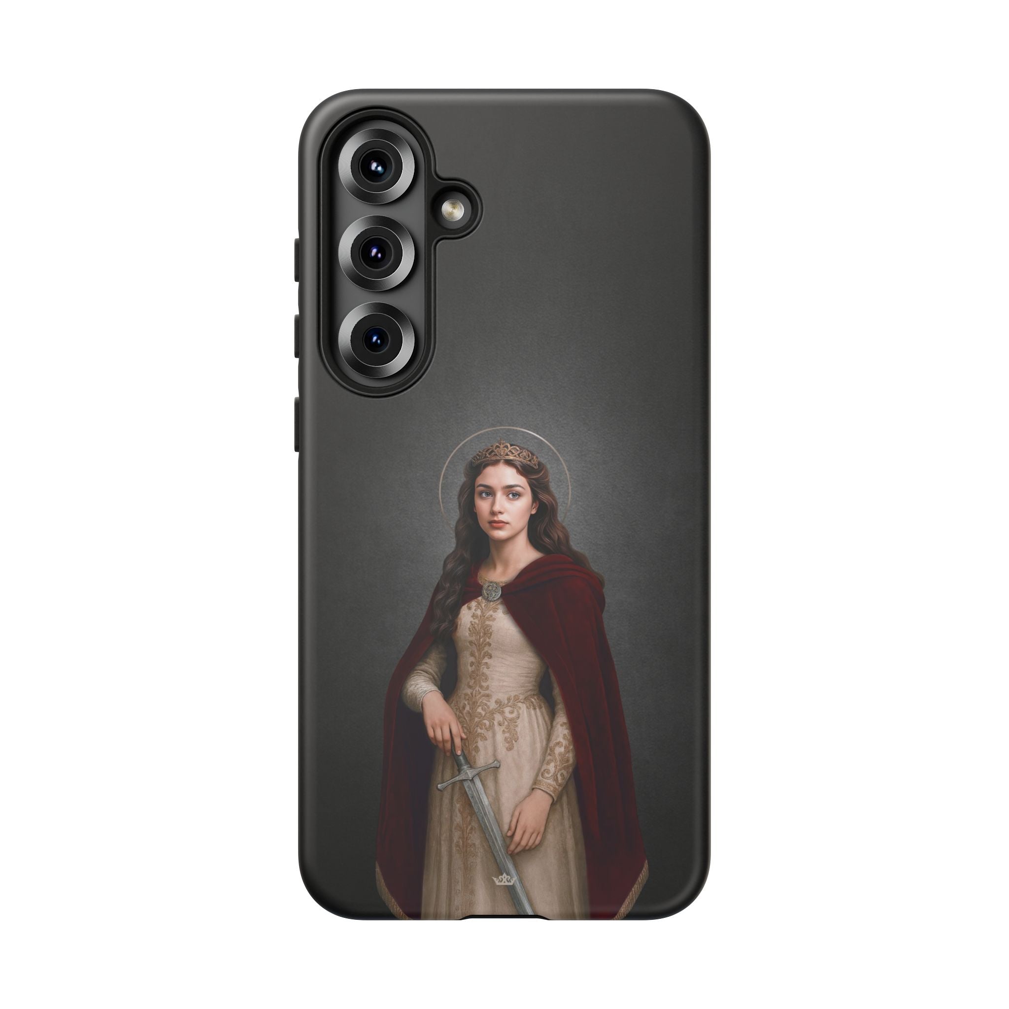 St. Dymphna Hard Phone Case (Dark) - VENXARA®