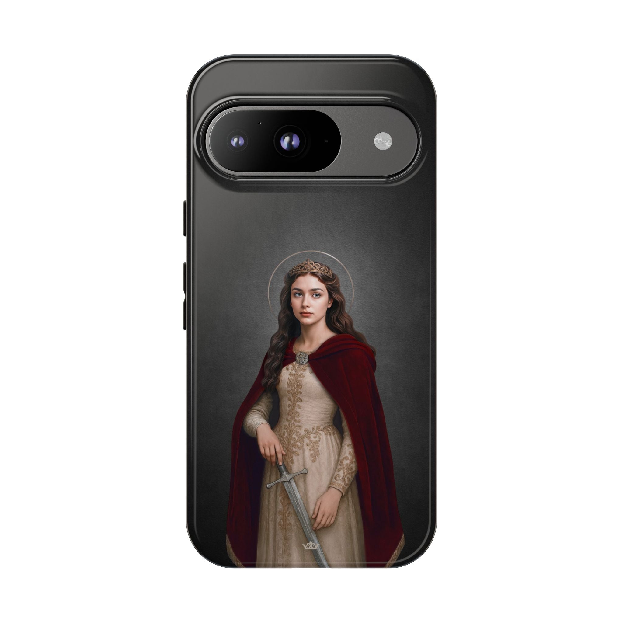 St. Dymphna Hard Phone Case (Dark) - VENXARA®