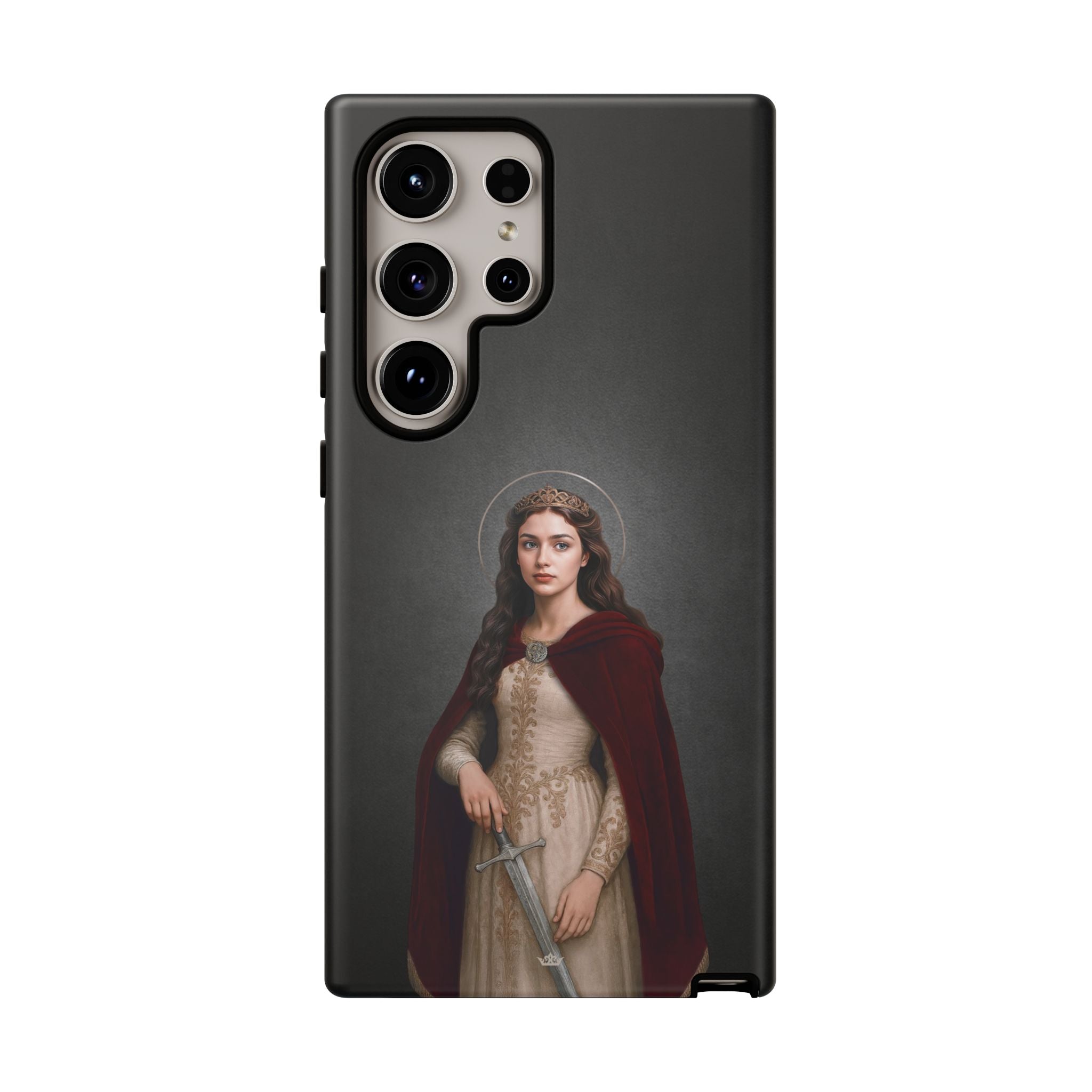St. Dymphna Hard Phone Case (Dark) - VENXARA®