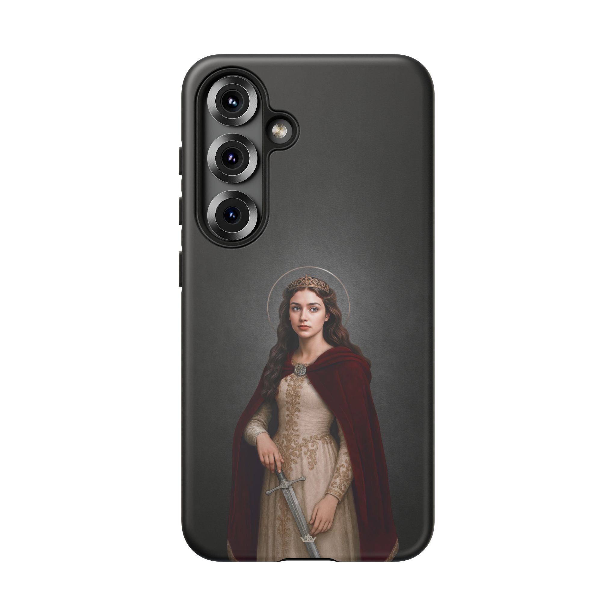 St. Dymphna Hard Phone Case (Dark) - VENXARA®