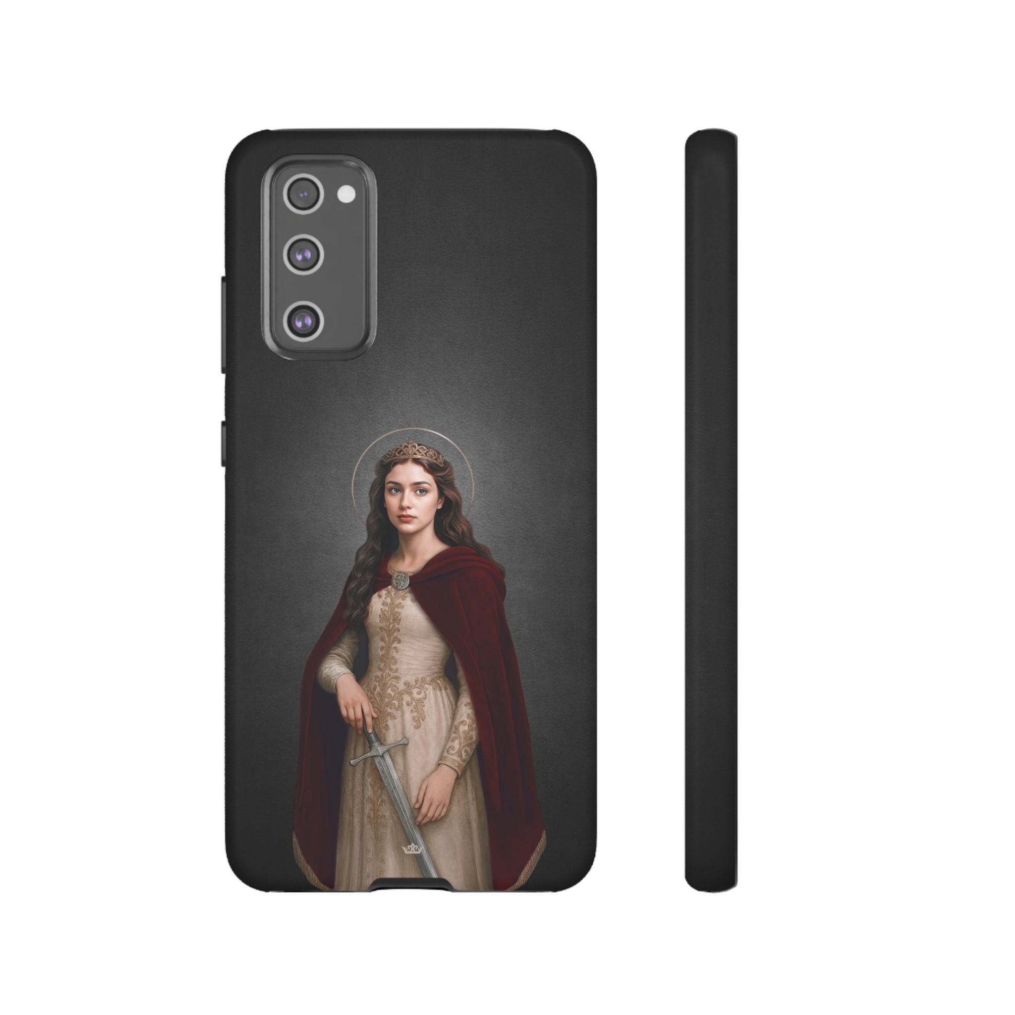 St. Dymphna Hard Phone Case (Dark) - VENXARA®