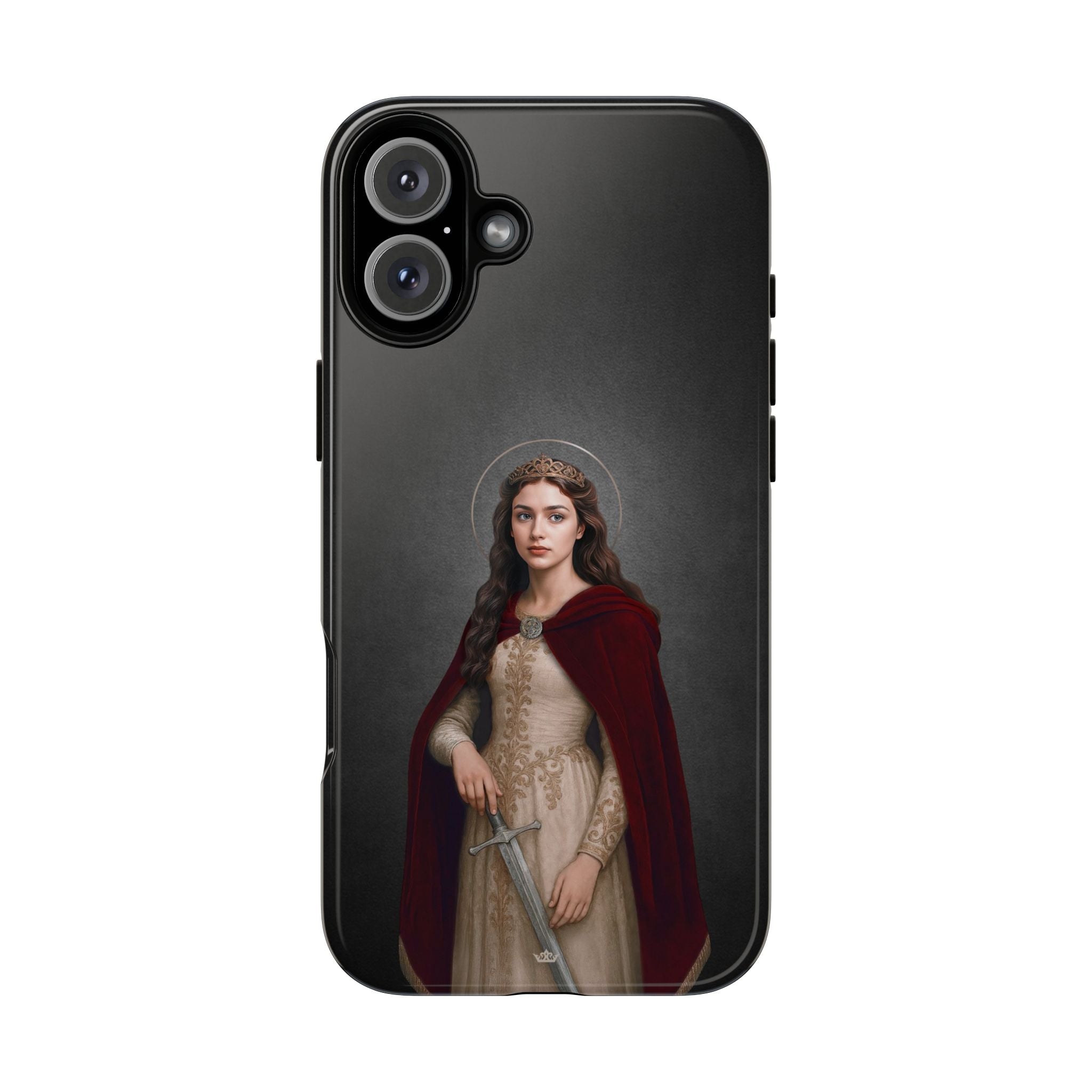 St. Dymphna Hard Phone Case (Dark) - VENXARA®