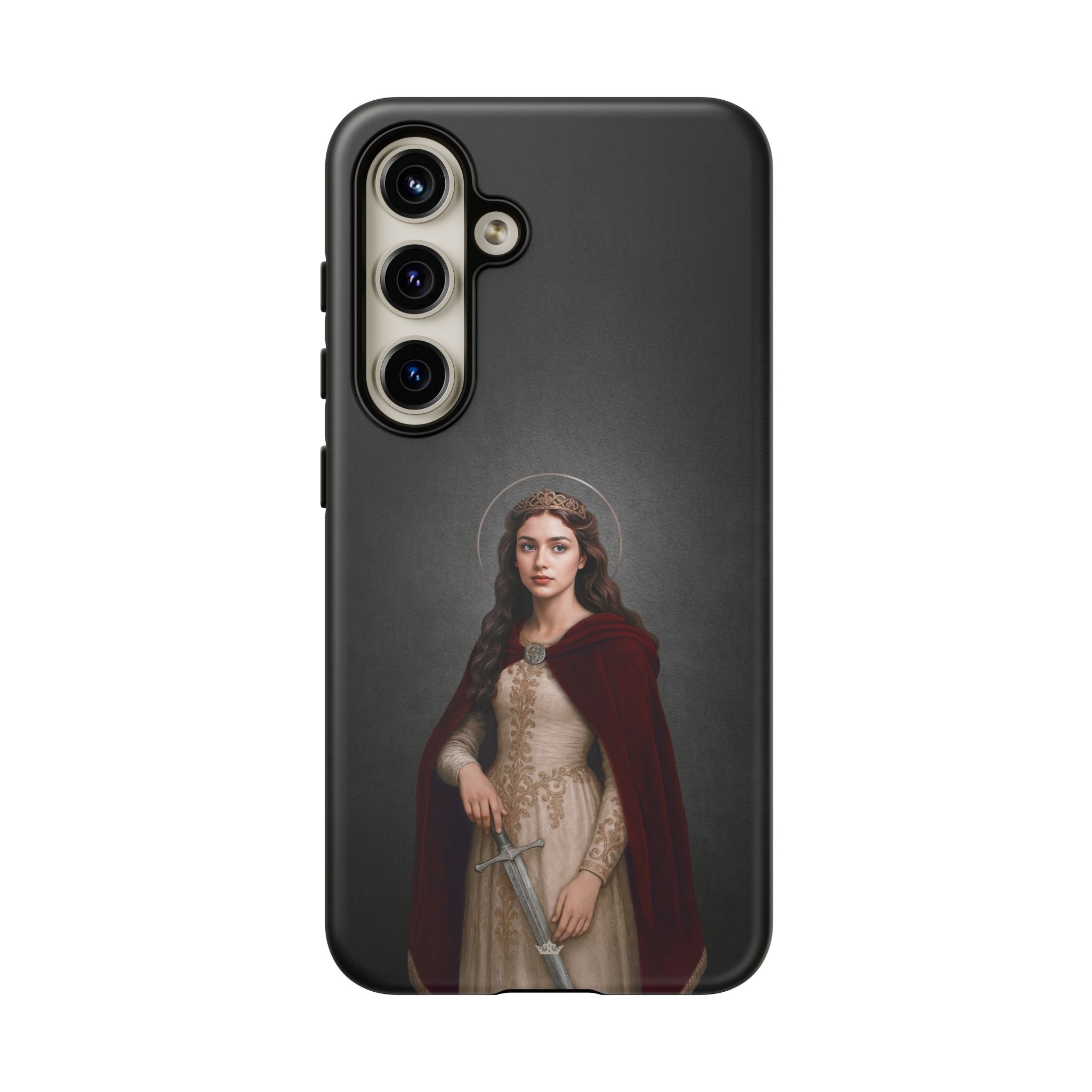 St. Dymphna Hard Phone Case (Dark) - VENXARA®
