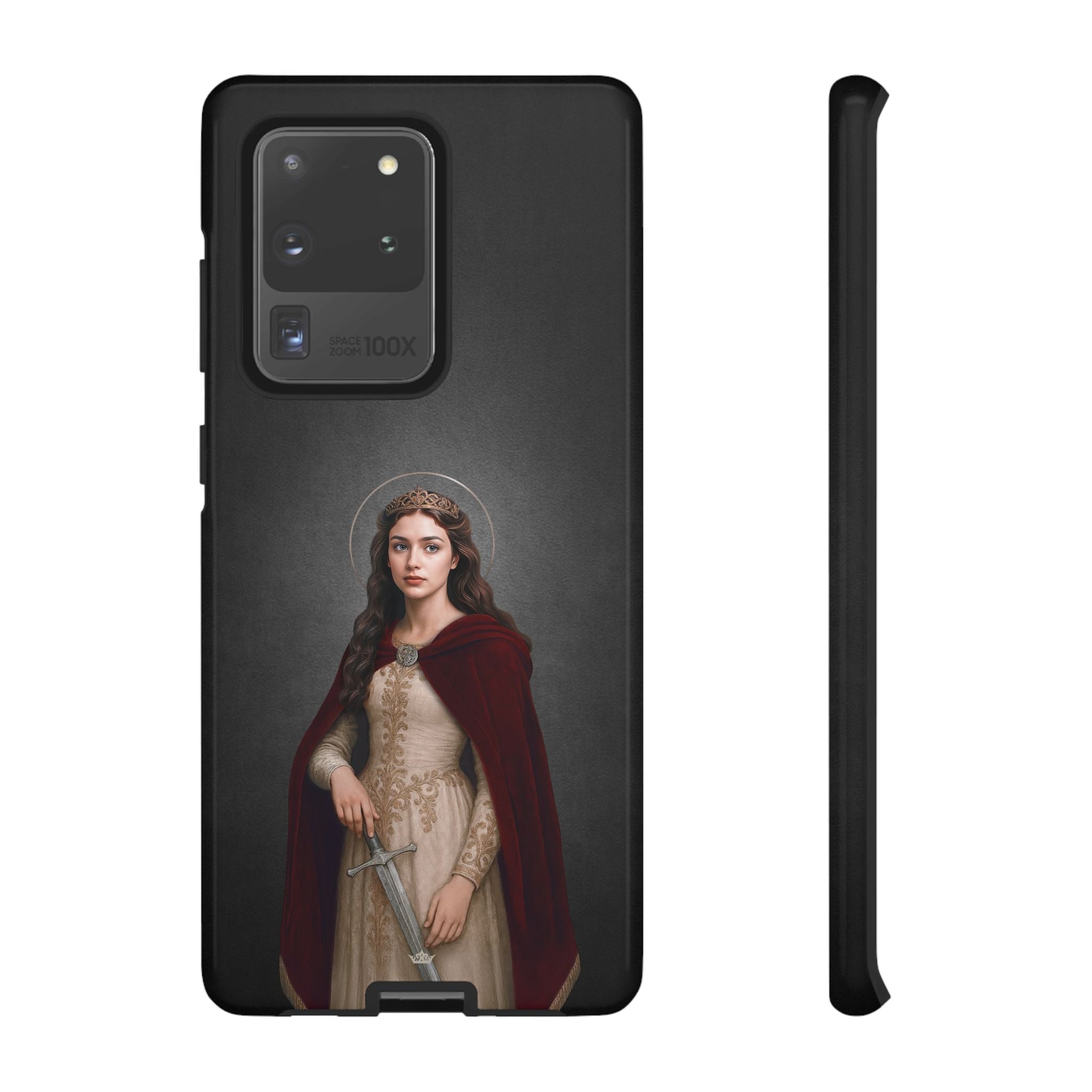 St. Dymphna Hard Phone Case (Dark) - VENXARA®