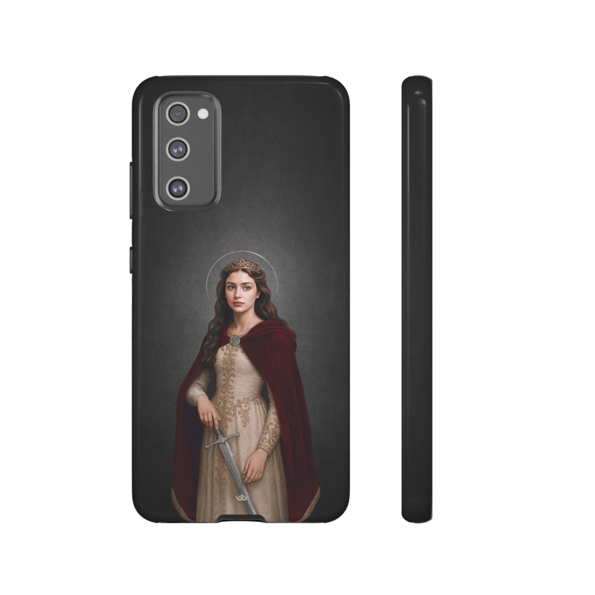 St. Dymphna Hard Phone Case (Dark) - VENXARA®