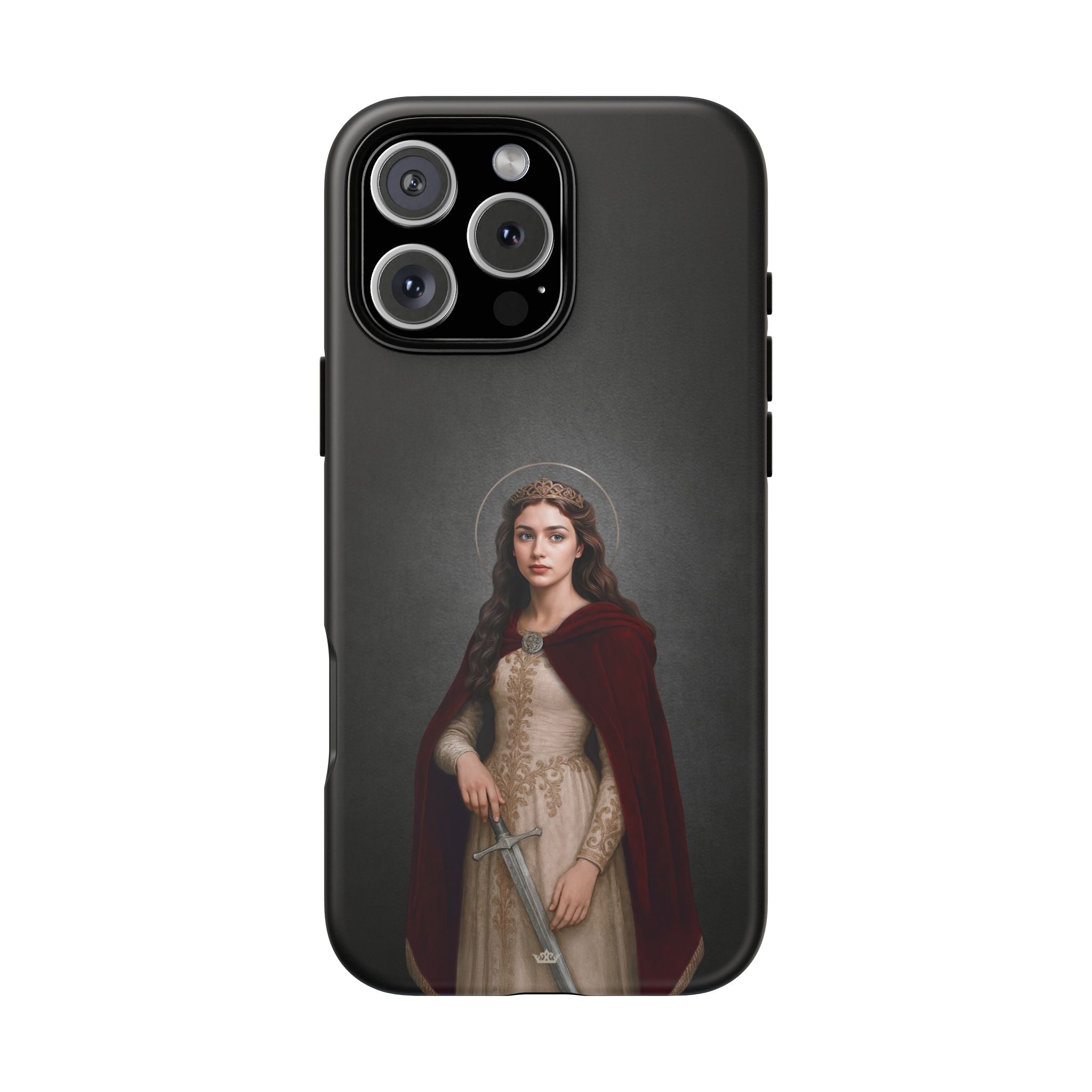 St. Dymphna Hard Phone Case (Dark) - VENXARA®
