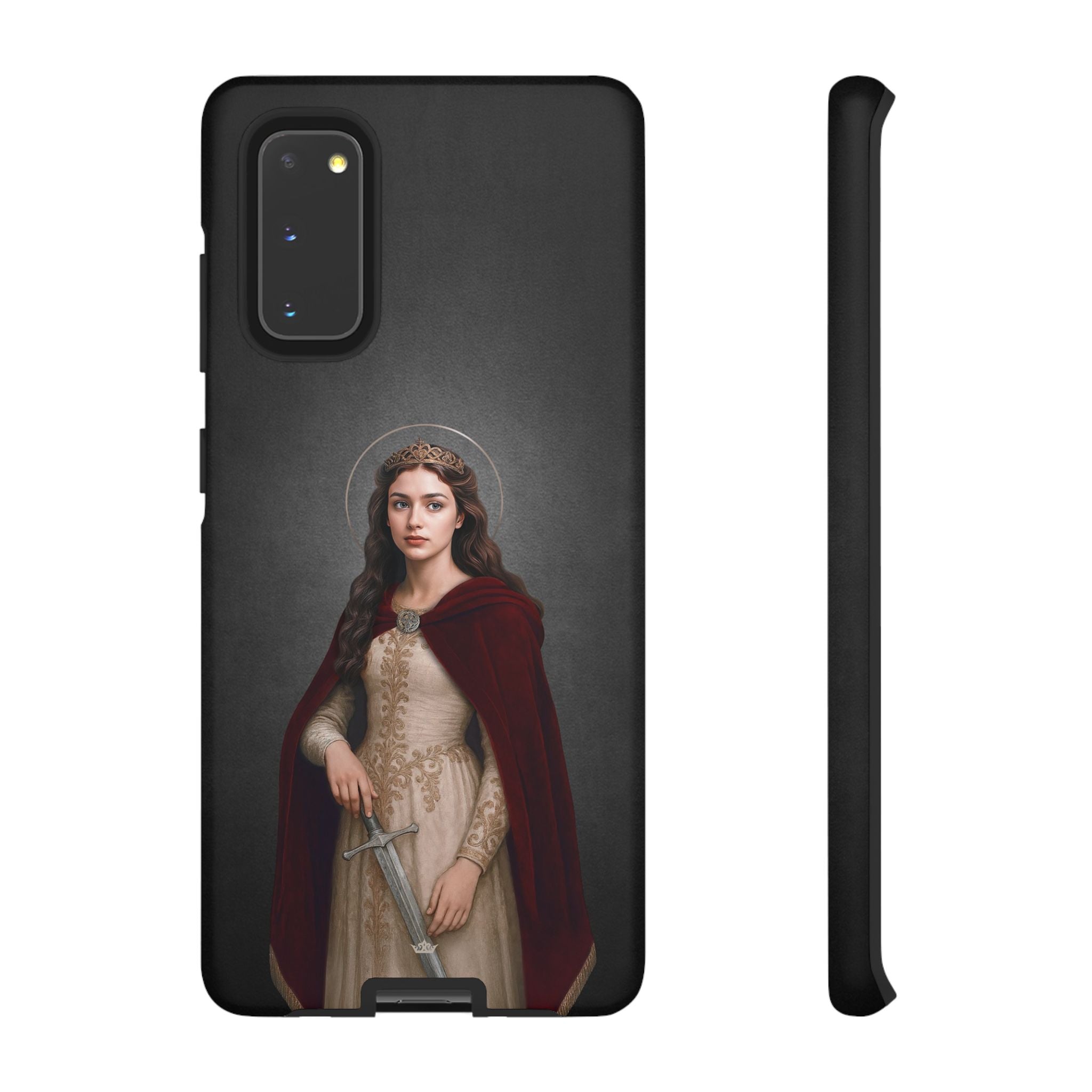 St. Dymphna Hard Phone Case (Dark) - VENXARA®
