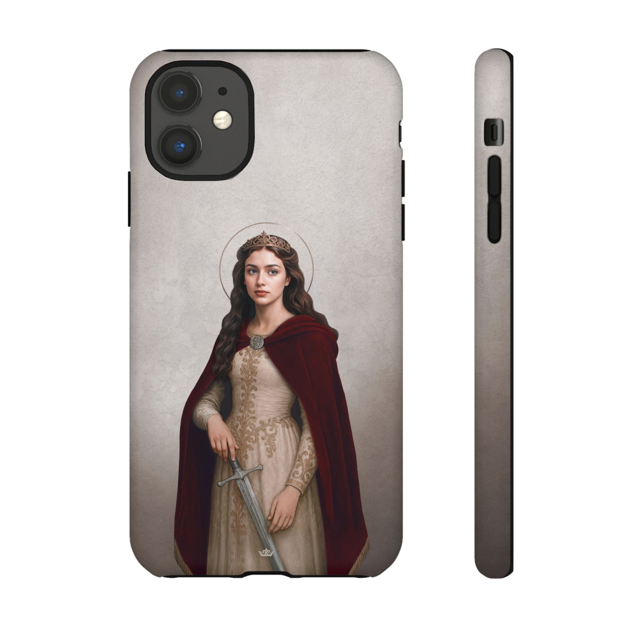 St. Dymphna Hard Phone Case (Light) - VENXARA®