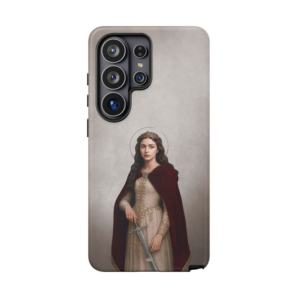 St. Dymphna Hard Phone Case (Light) Copyright VENXARA