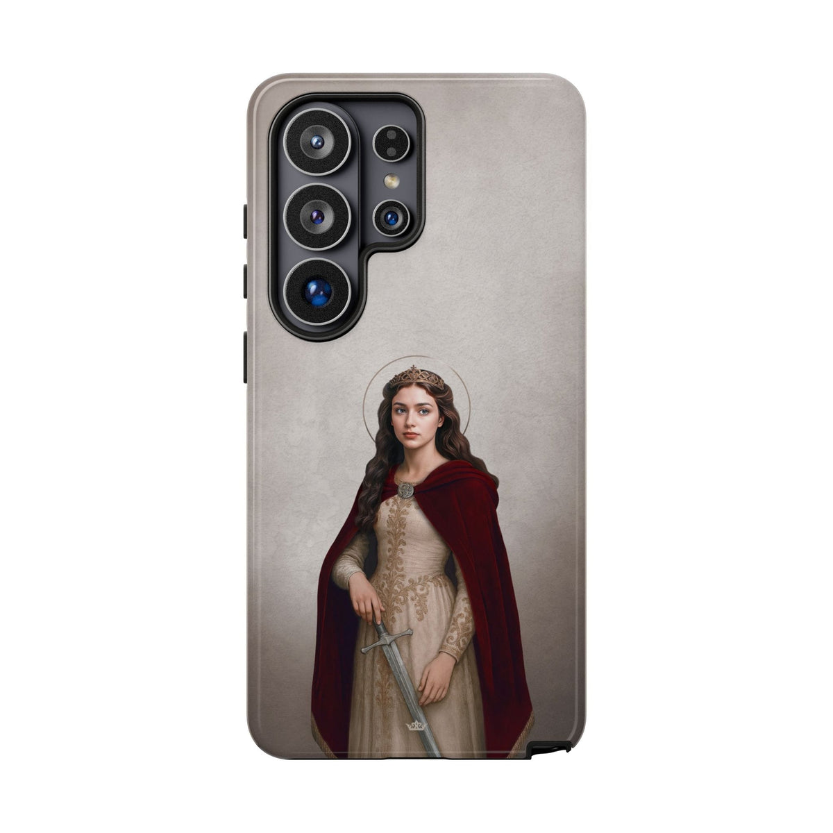 St. Dymphna Hard Phone Case (Light) Copyright VENXARA