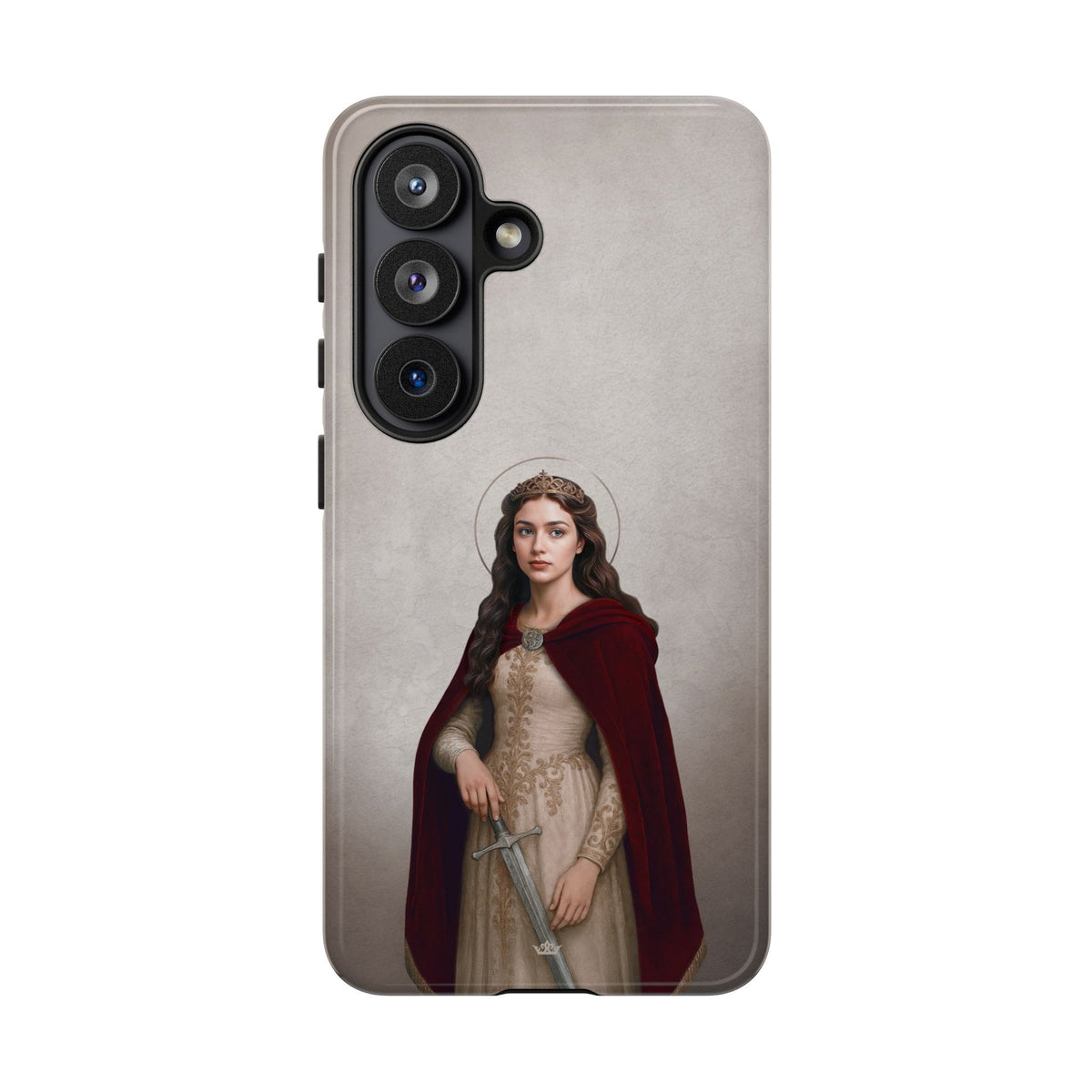 St. Dymphna Hard Phone Case (Light) Copyright VENXARA