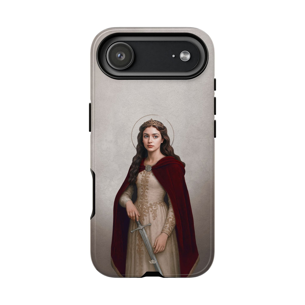 St. Dymphna Hard Phone Case (Light) Copyright VENXARA