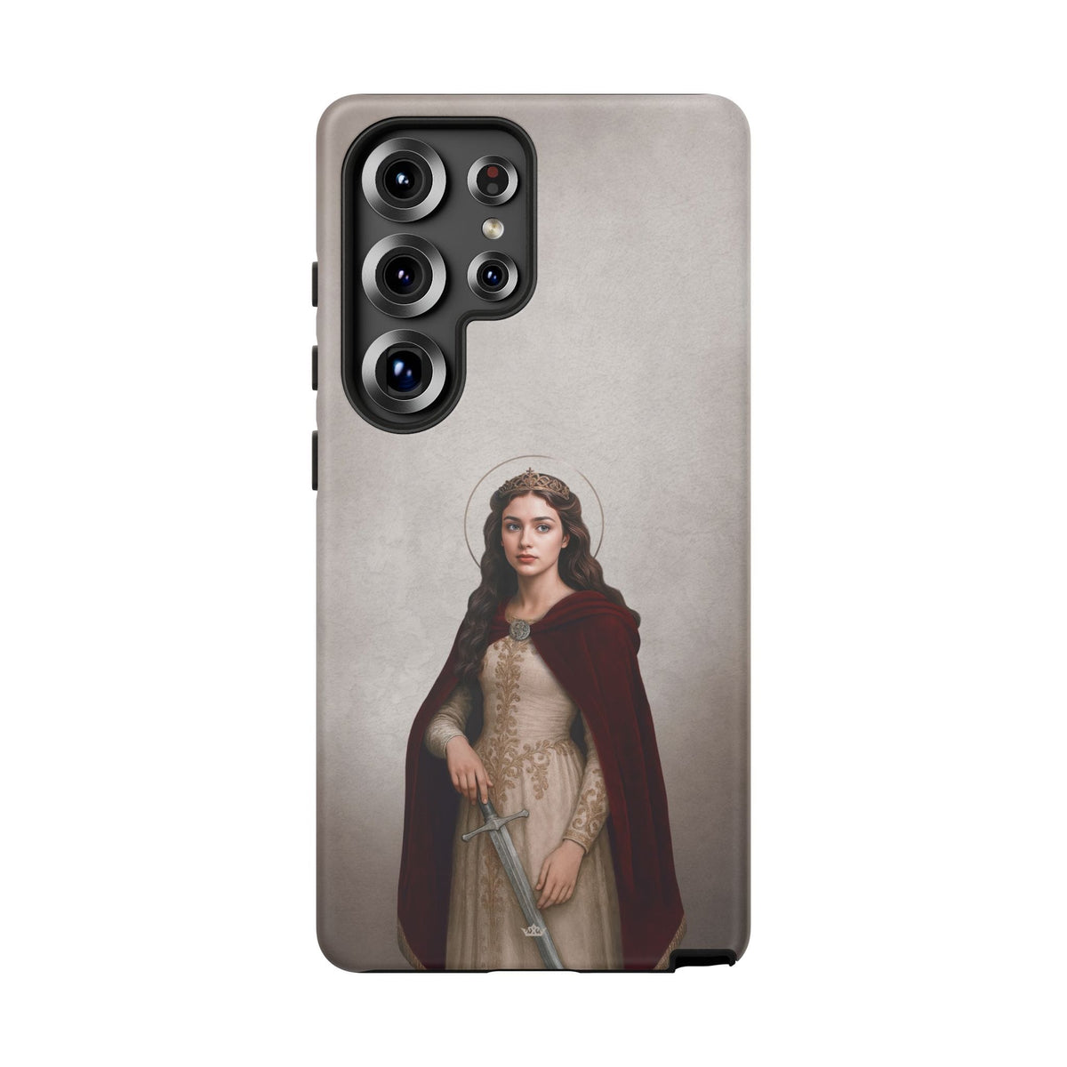 St. Dymphna Hard Phone Case (Light) Copyright VENXARA