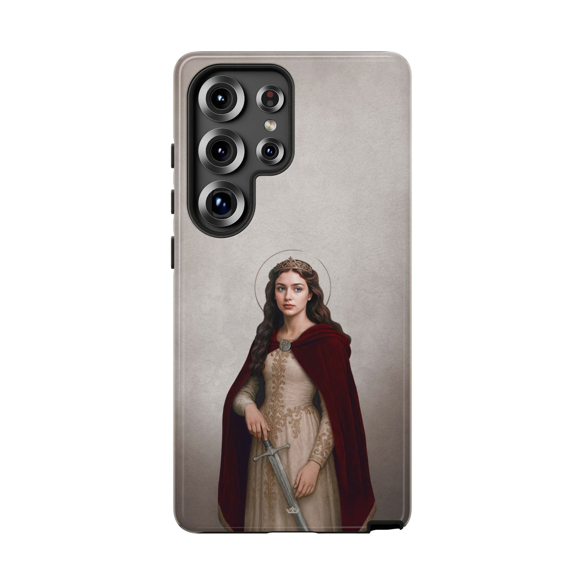 St. Dymphna Hard Phone Case (Light) Copyright VENXARA