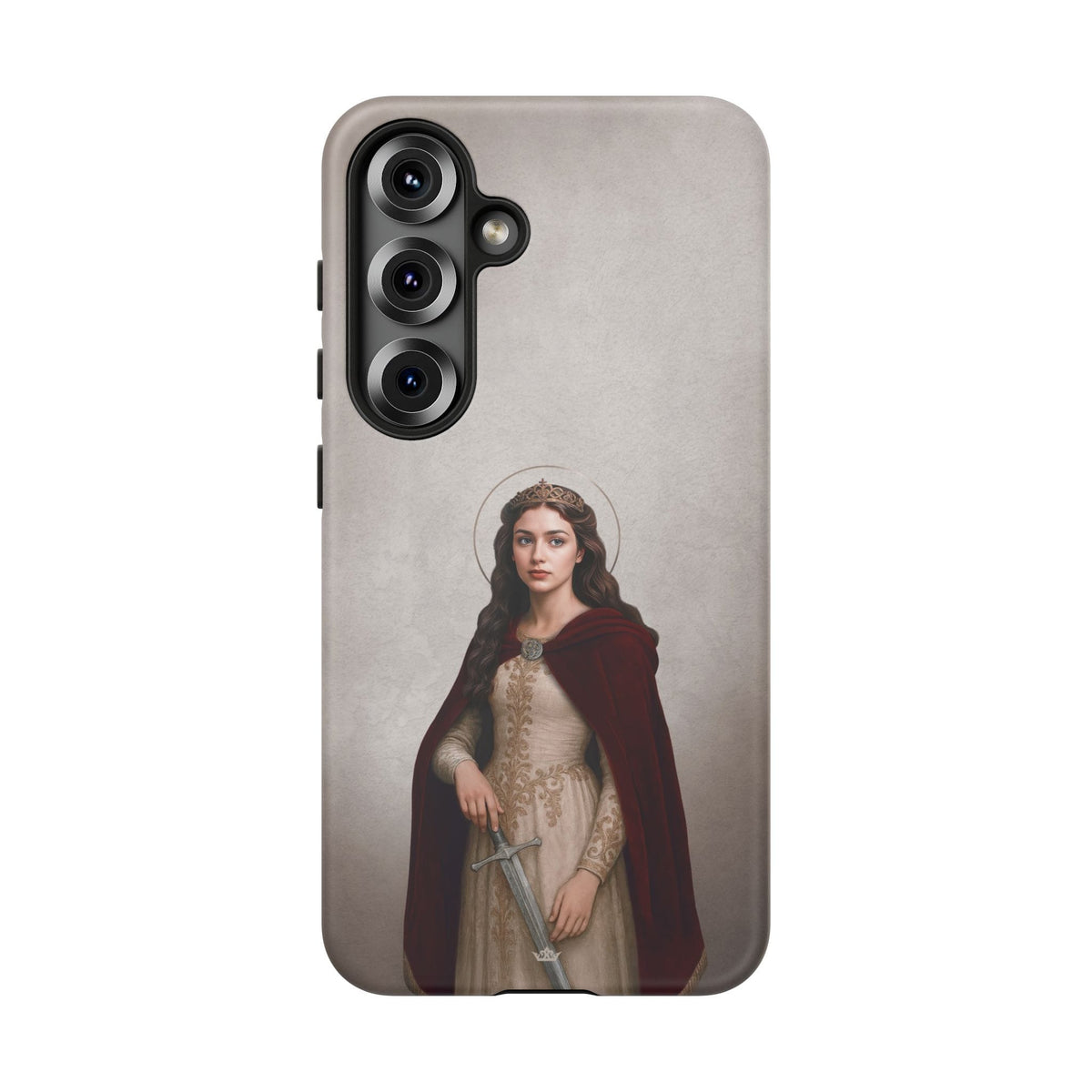 St. Dymphna Hard Phone Case (Light) Copyright VENXARA