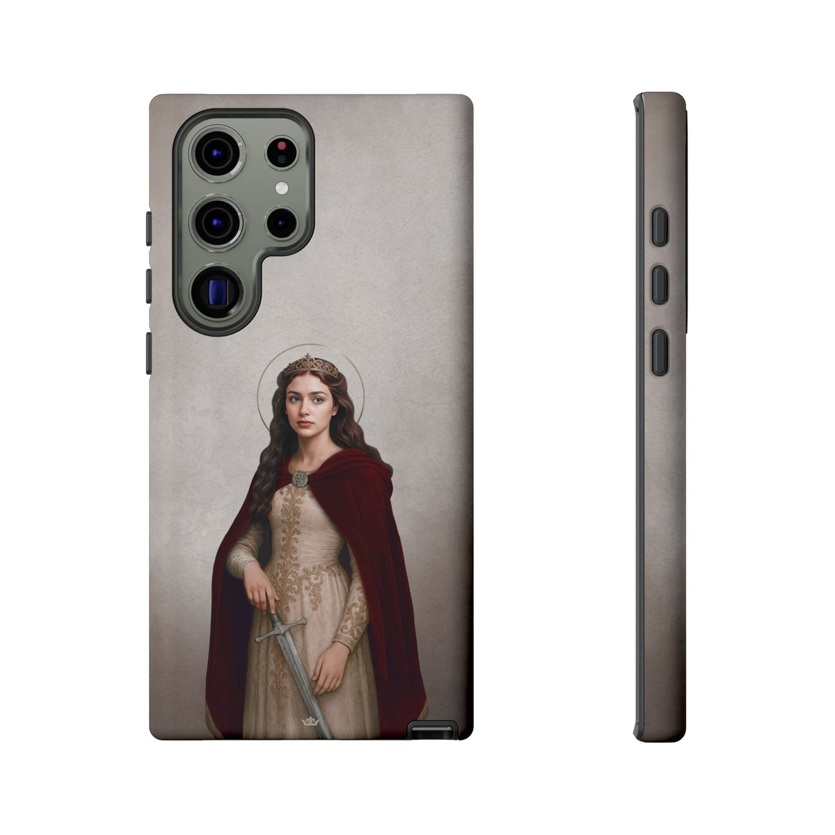 St. Dymphna Hard Phone Case (Light) Copyright VENXARA