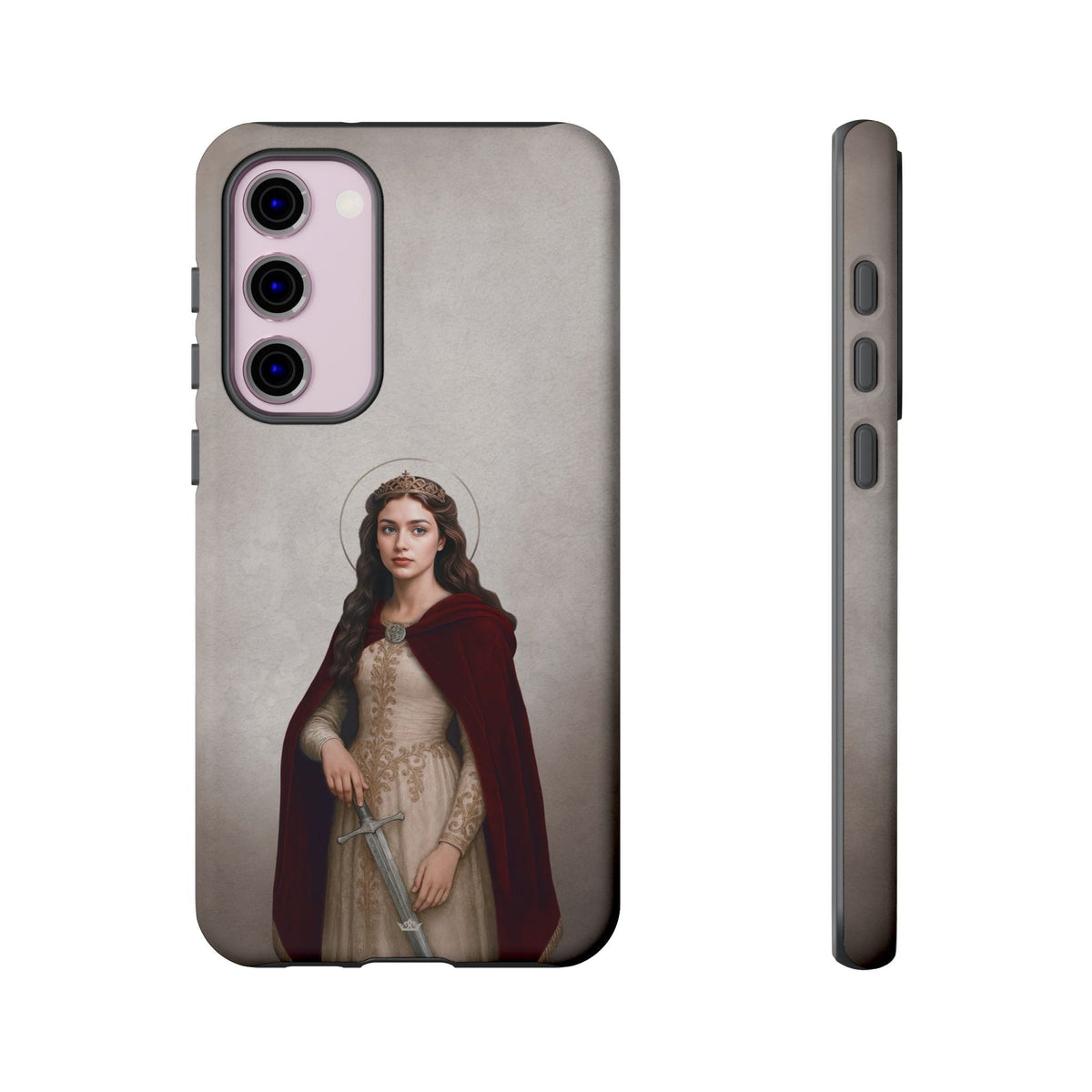 St. Dymphna Hard Phone Case (Light) Copyright VENXARA
