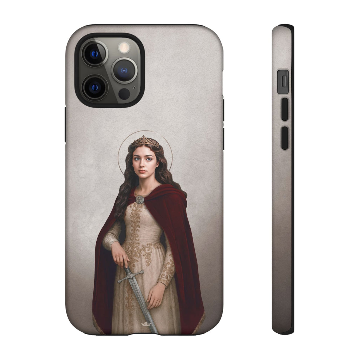 St. Dymphna Hard Phone Case (Light) Copyright VENXARA