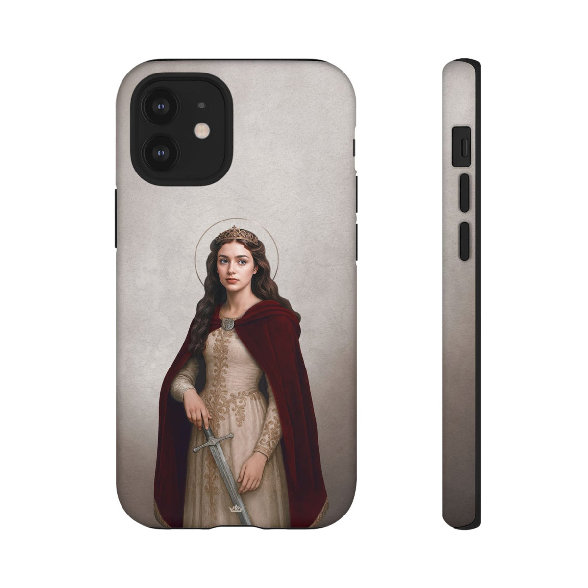 St. Dymphna Hard Phone Case (Light) Copyright VENXARA