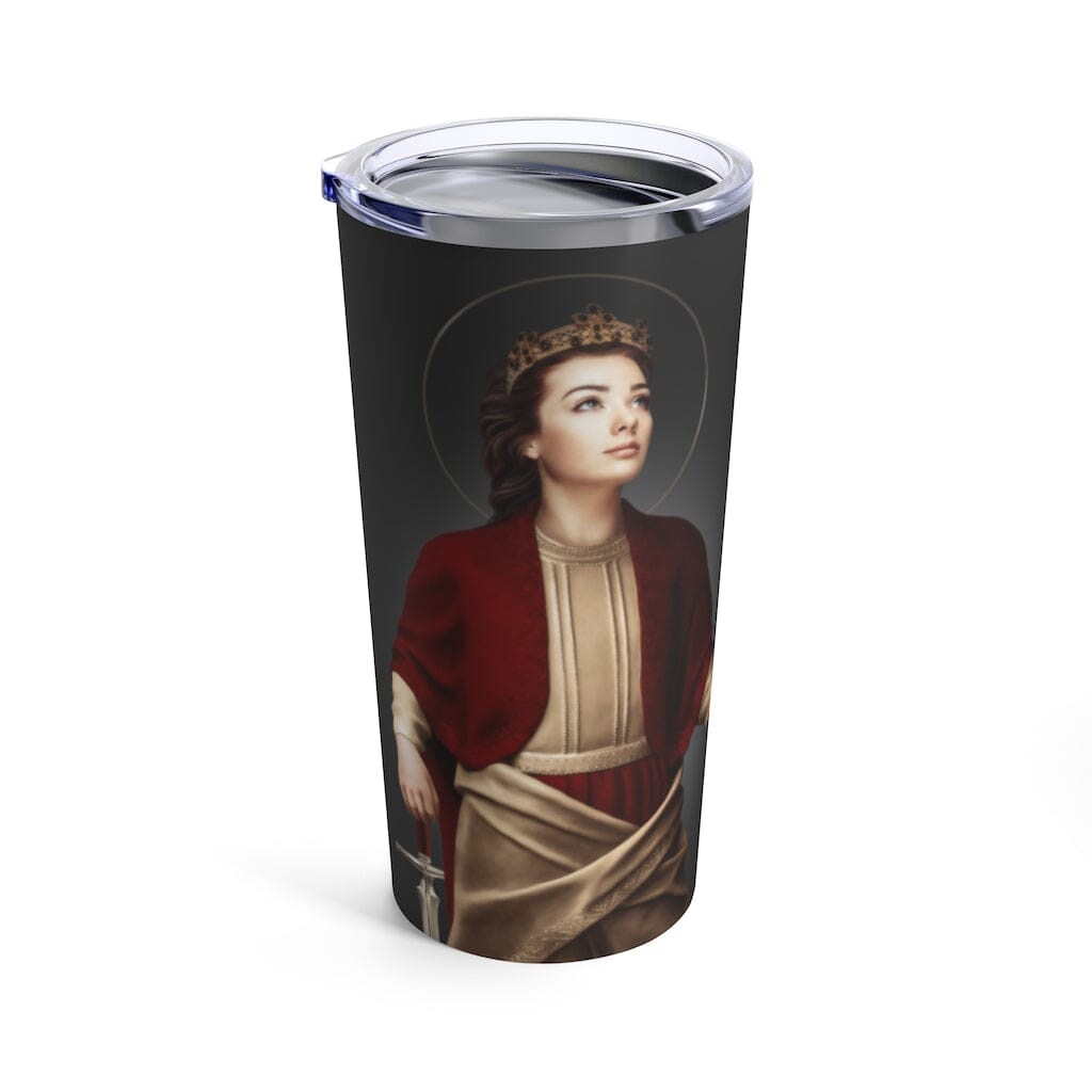 St. Dymphna Lord's Prayer Tumbler 20 oz. (Ash)