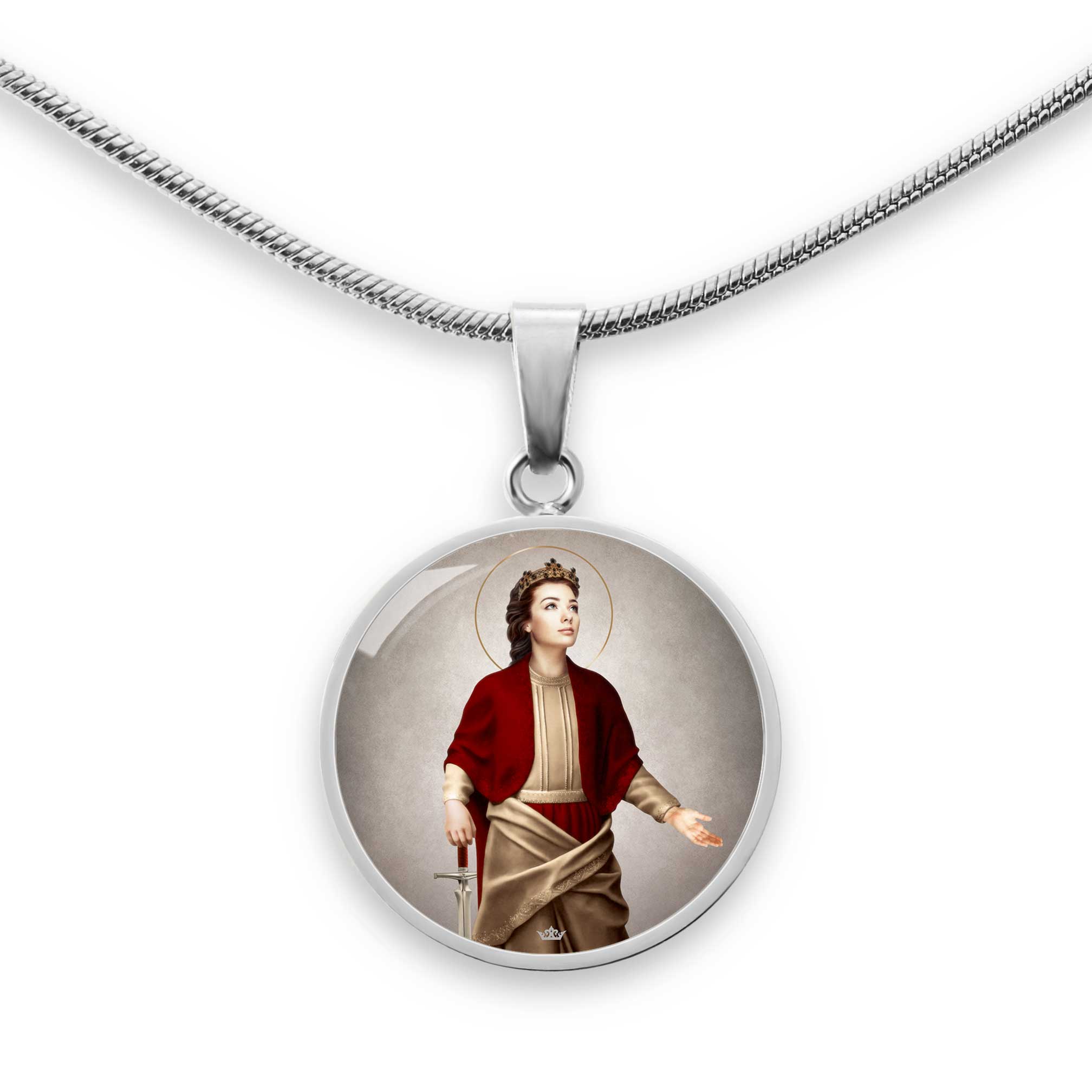 St. Dymphna Pendant Necklace