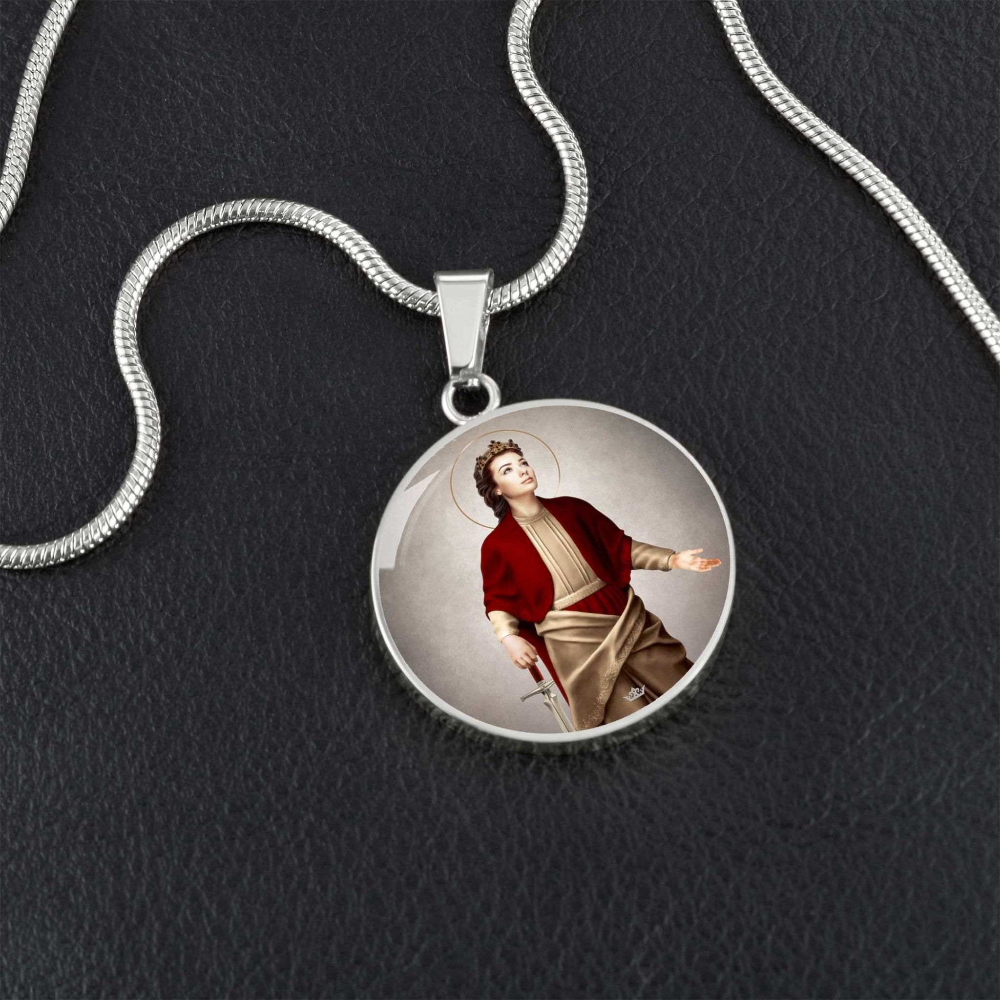 St. Dymphna Pendant Necklace