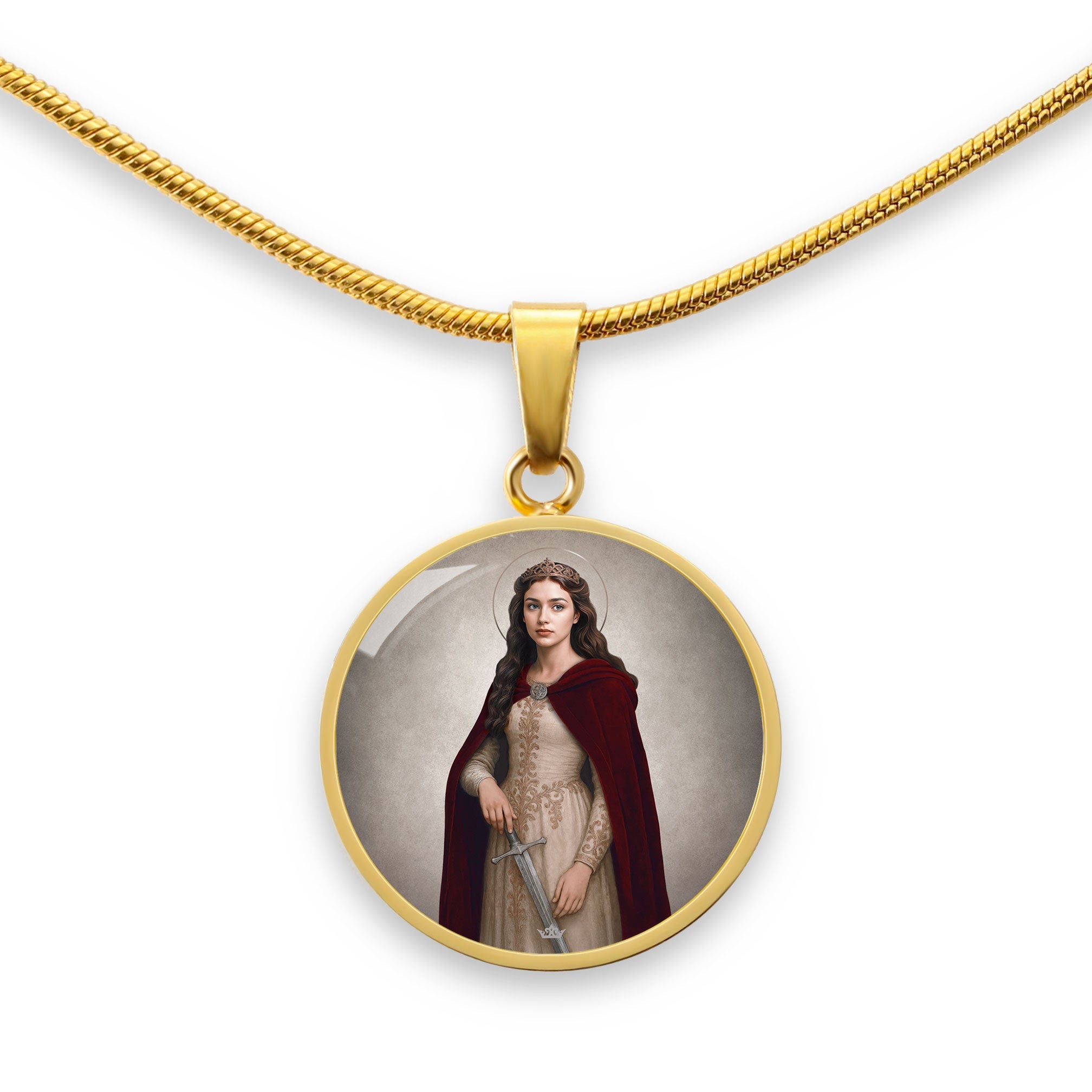 St. Dymphna Pendant Necklace - VENXARA®