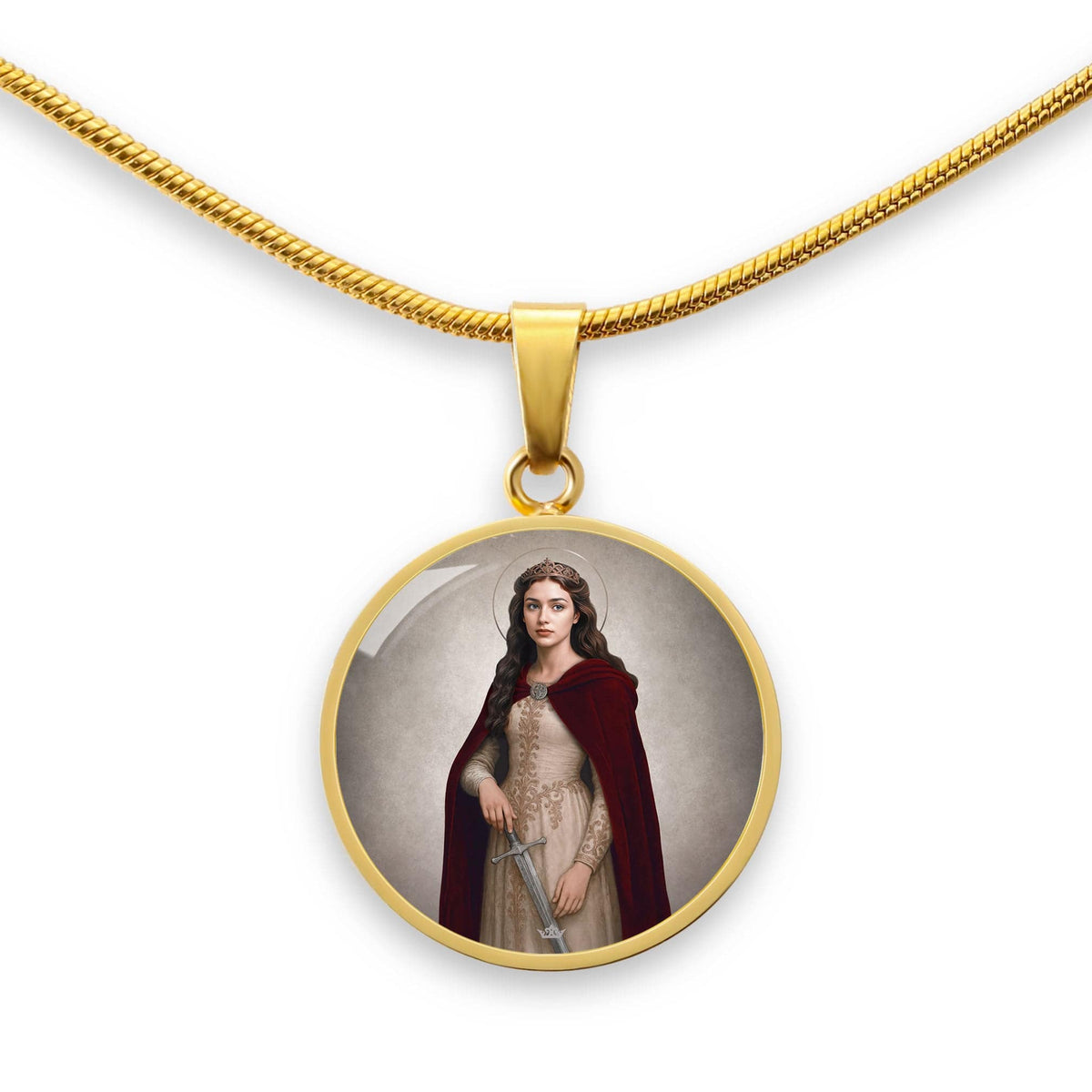 St. Dymphna Pendant Necklace Copyright VENXARA