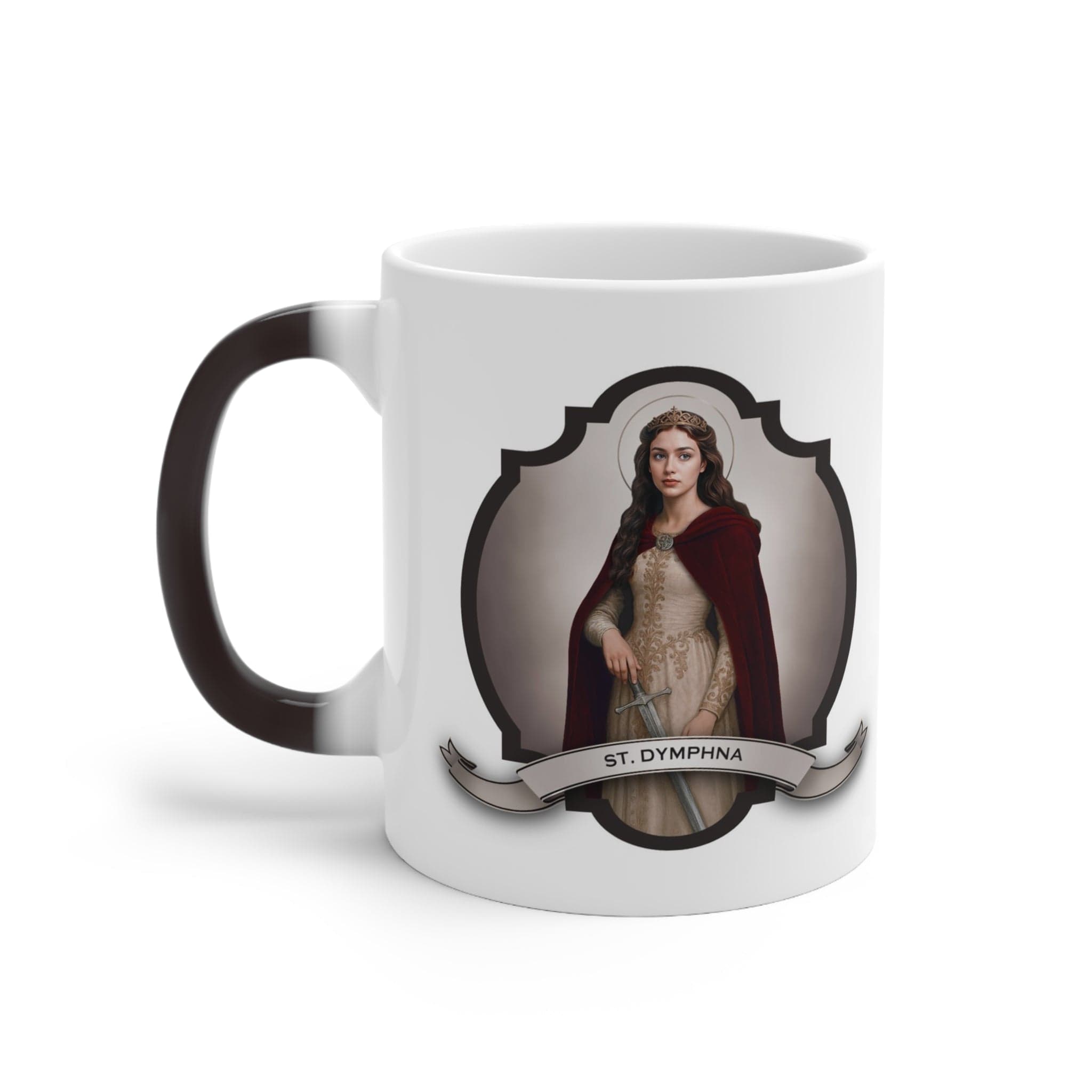 St. Dymphna Transitional Mug Copyright VENXARA