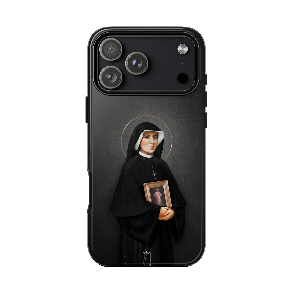 St. Faustina Hard Phone Case (Dark) Copyright VENXARA