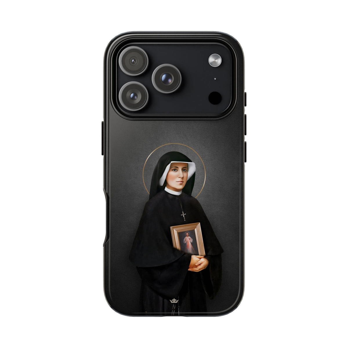 St. Faustina Hard Phone Case (Dark) Copyright VENXARA