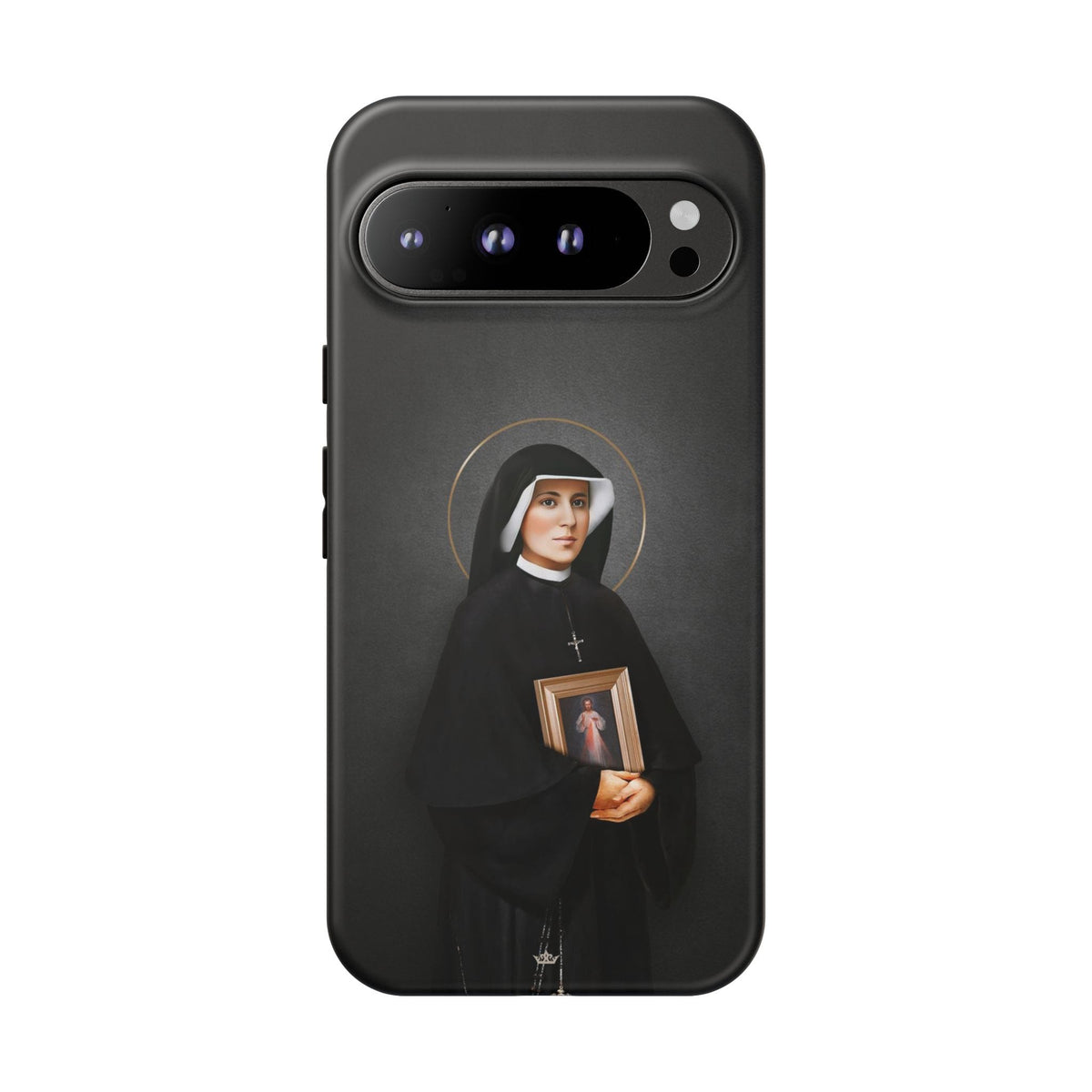 St. Faustina Hard Phone Case (Dark) Copyright VENXARA