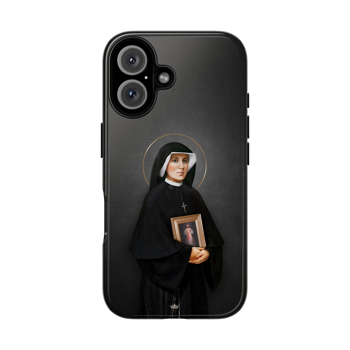 St. Faustina Hard Phone Case (Dark) Copyright VENXARA