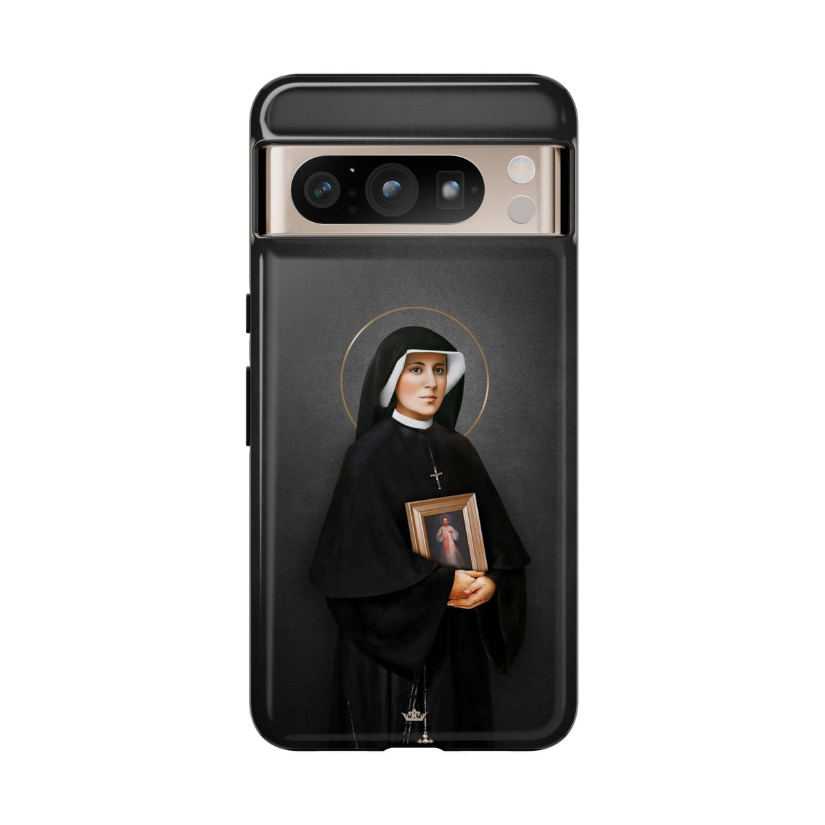 St. Faustina Hard Phone Case (Dark) Copyright VENXARA