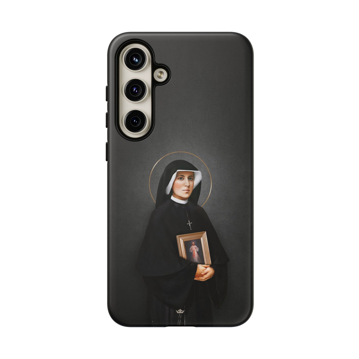 St. Faustina Hard Phone Case (Dark) Copyright VENXARA