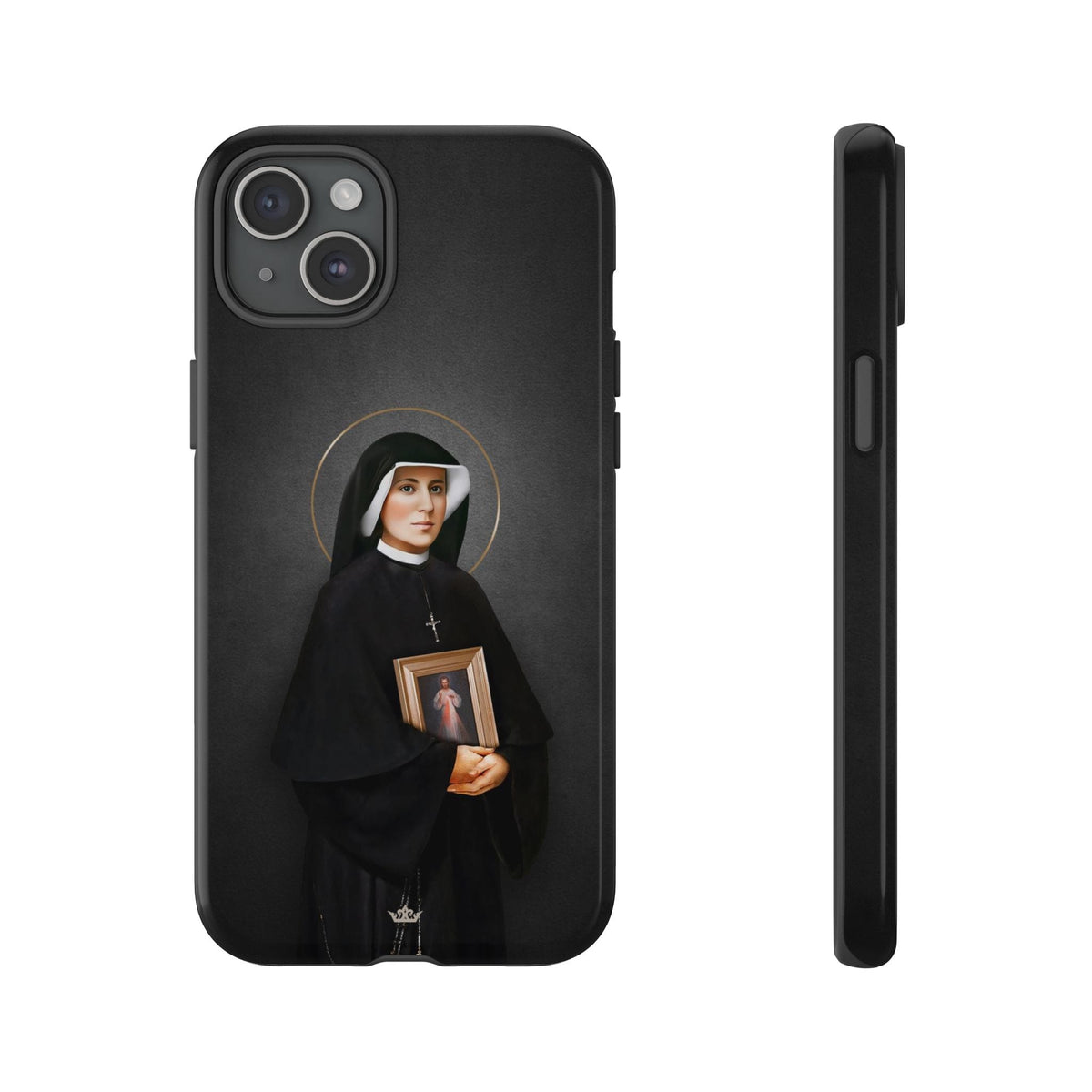 St. Faustina Hard Phone Case (Dark) Copyright VENXARA