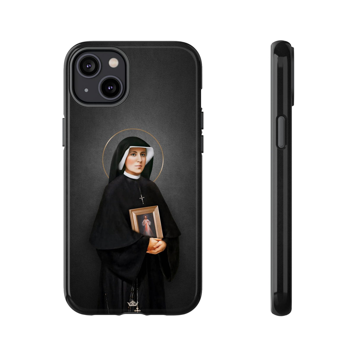 St. Faustina Hard Phone Case (Dark) Copyright VENXARA