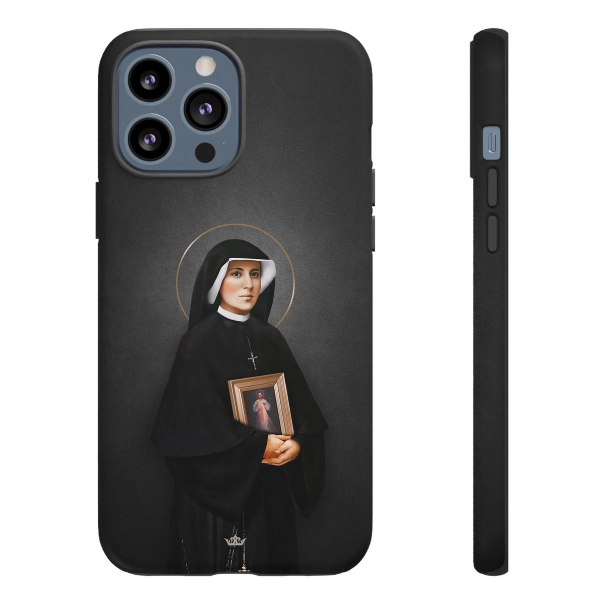 St. Faustina Hard Phone Case (Dark) Copyright VENXARA