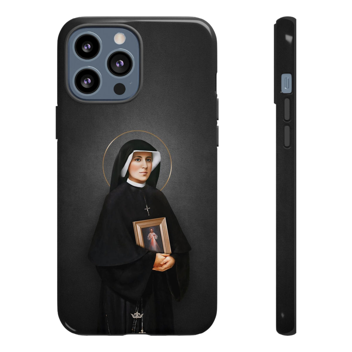 St. Faustina Hard Phone Case (Dark) Copyright VENXARA