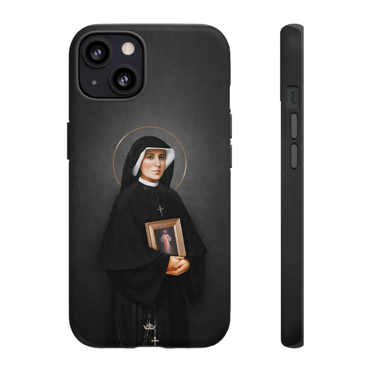 St. Faustina Hard Phone Case (Dark) Copyright VENXARA