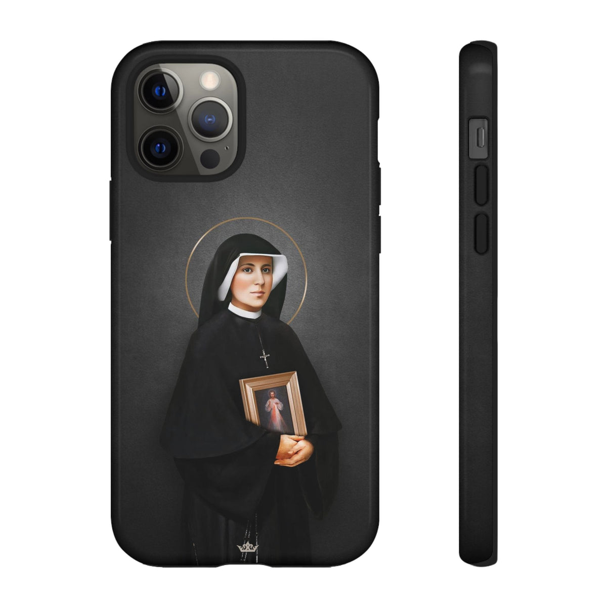 St. Faustina Hard Phone Case (Dark) Copyright VENXARA