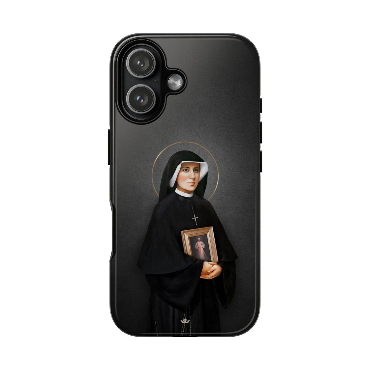 St. Faustina Hard Phone Case (Dark) Copyright VENXARA