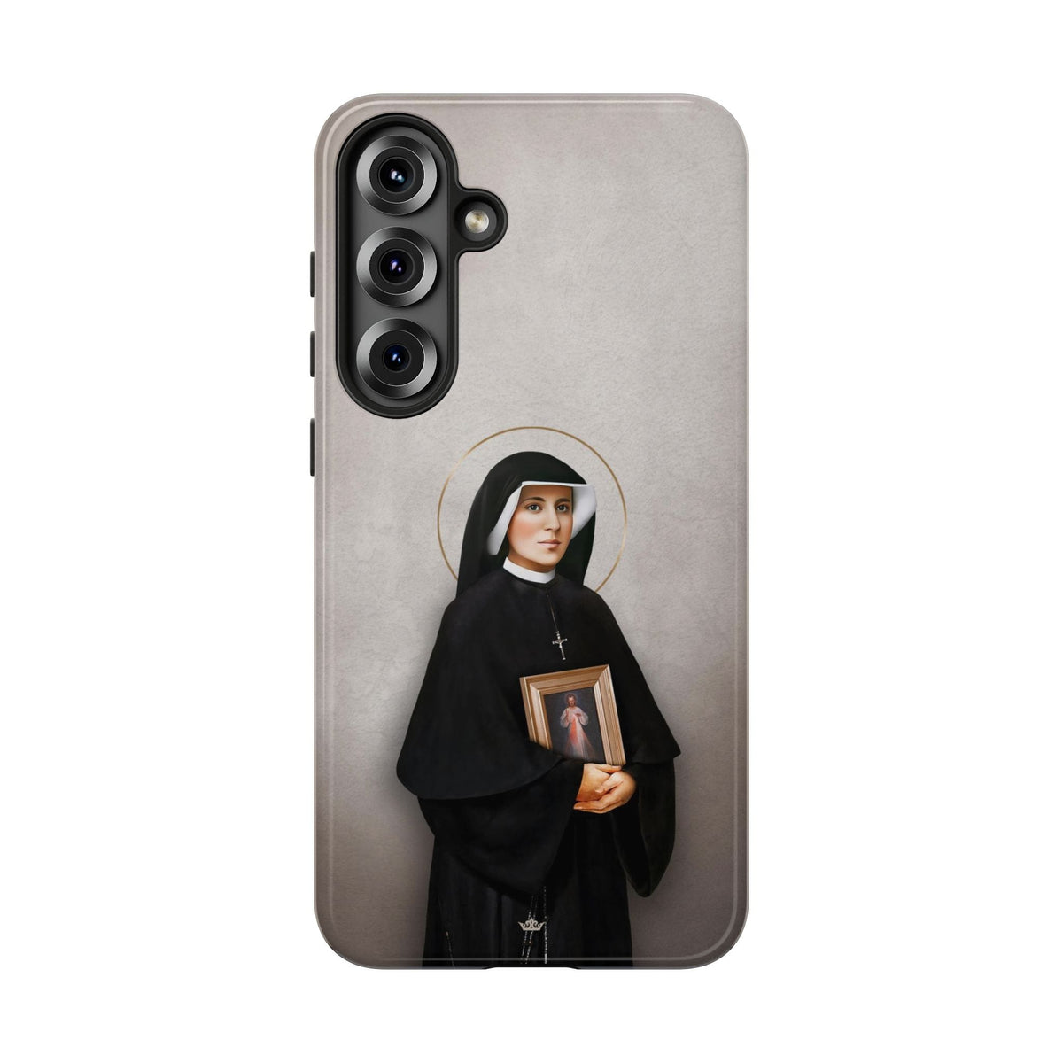 St. Faustina Hard Phone Case (Light) Copyright VENXARA