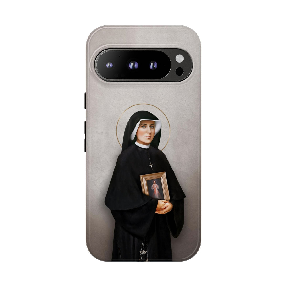St. Faustina Hard Phone Case (Light) Copyright VENXARA