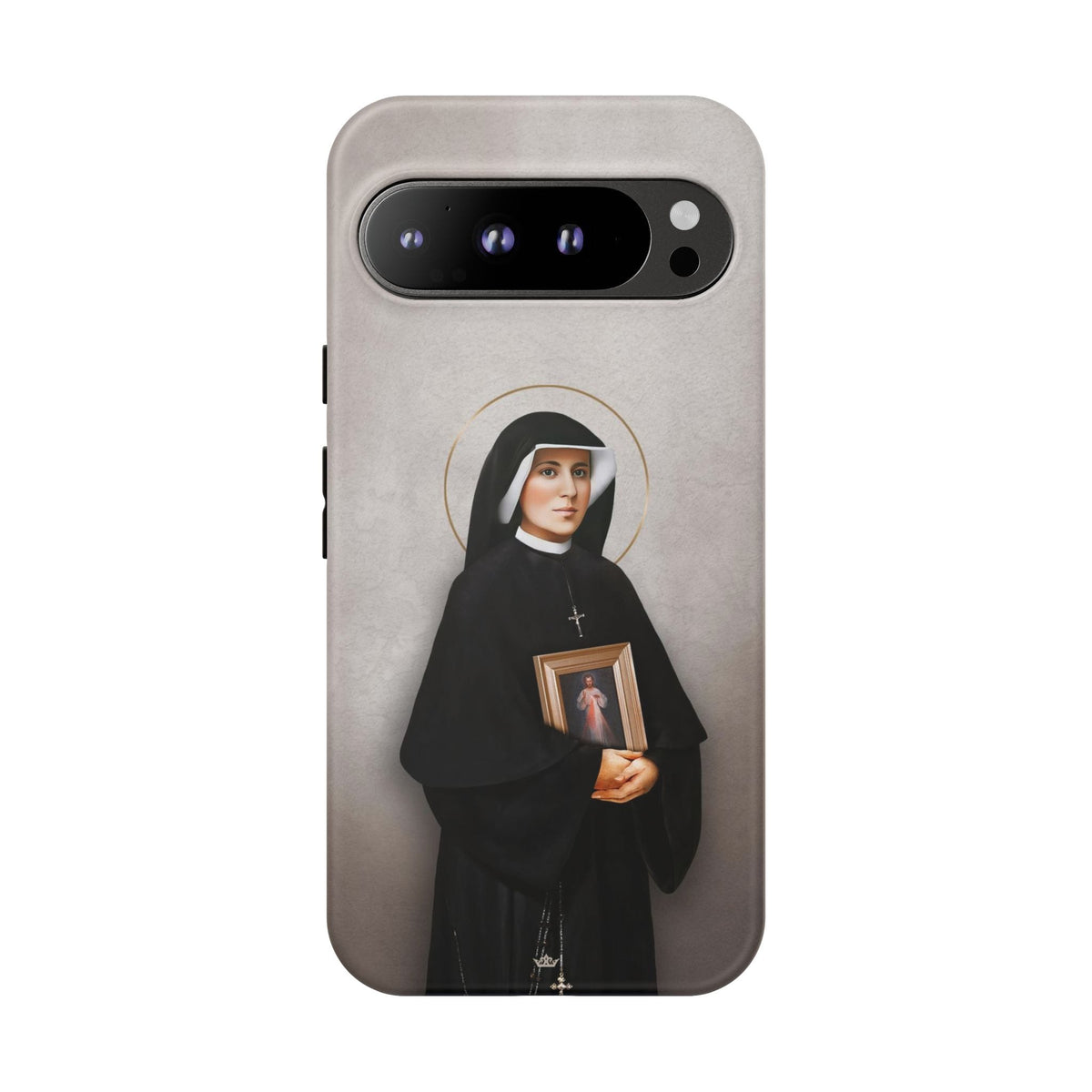 St. Faustina Hard Phone Case (Light) Copyright VENXARA