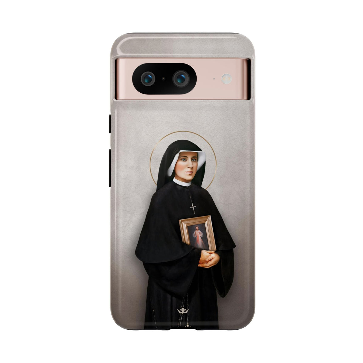 St. Faustina Hard Phone Case (Light) Copyright VENXARA